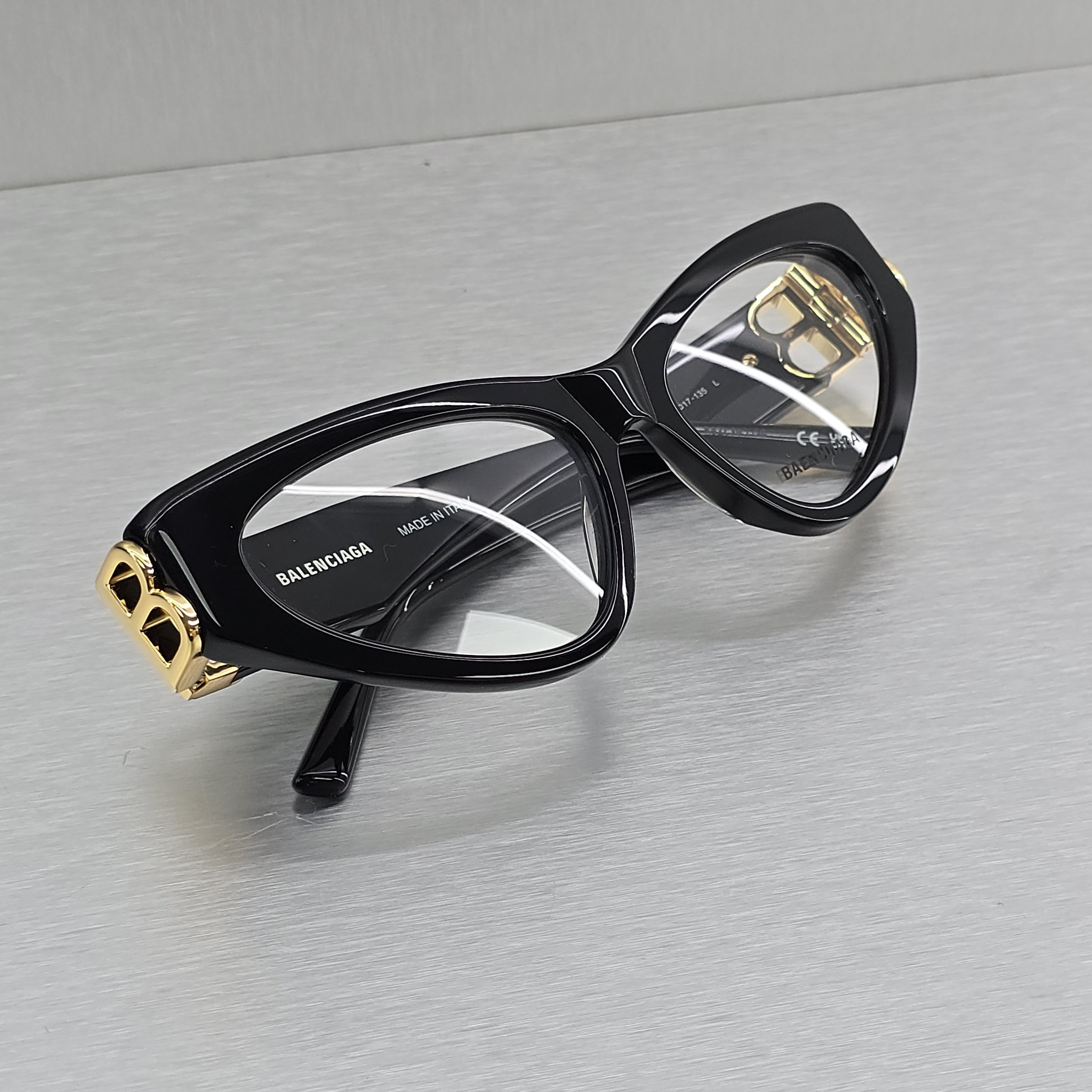 BALENCIAGA BB0313O 001 Eyeglasses BLACK