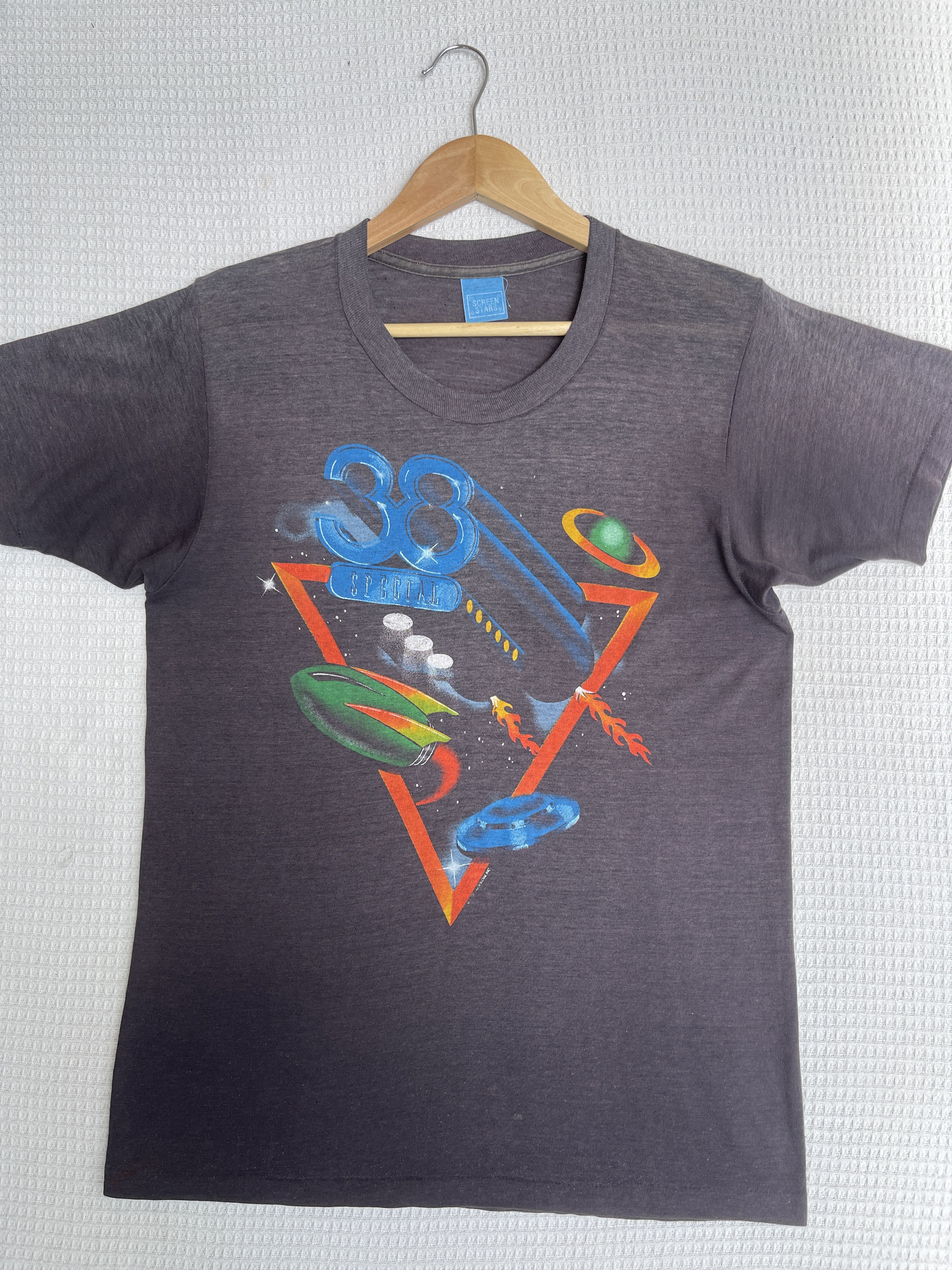 Band Tees Last Drop🔥Rare🔥Vintage 80s 38 Special Force Tour T-Shirr Size US S / EU 44-46 / 1 - 12 Thumbnail