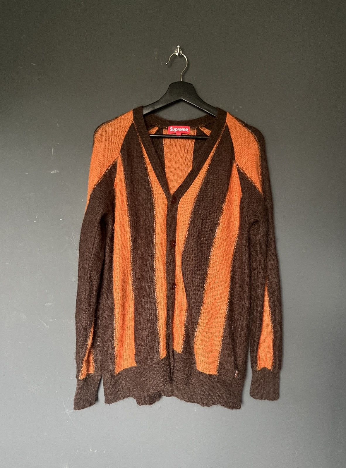 トップス Supreme Floral Stripe Cardigan 中古・古着通販】Supreme (シュプリーム) Floral Stripe Cardigan 19AW