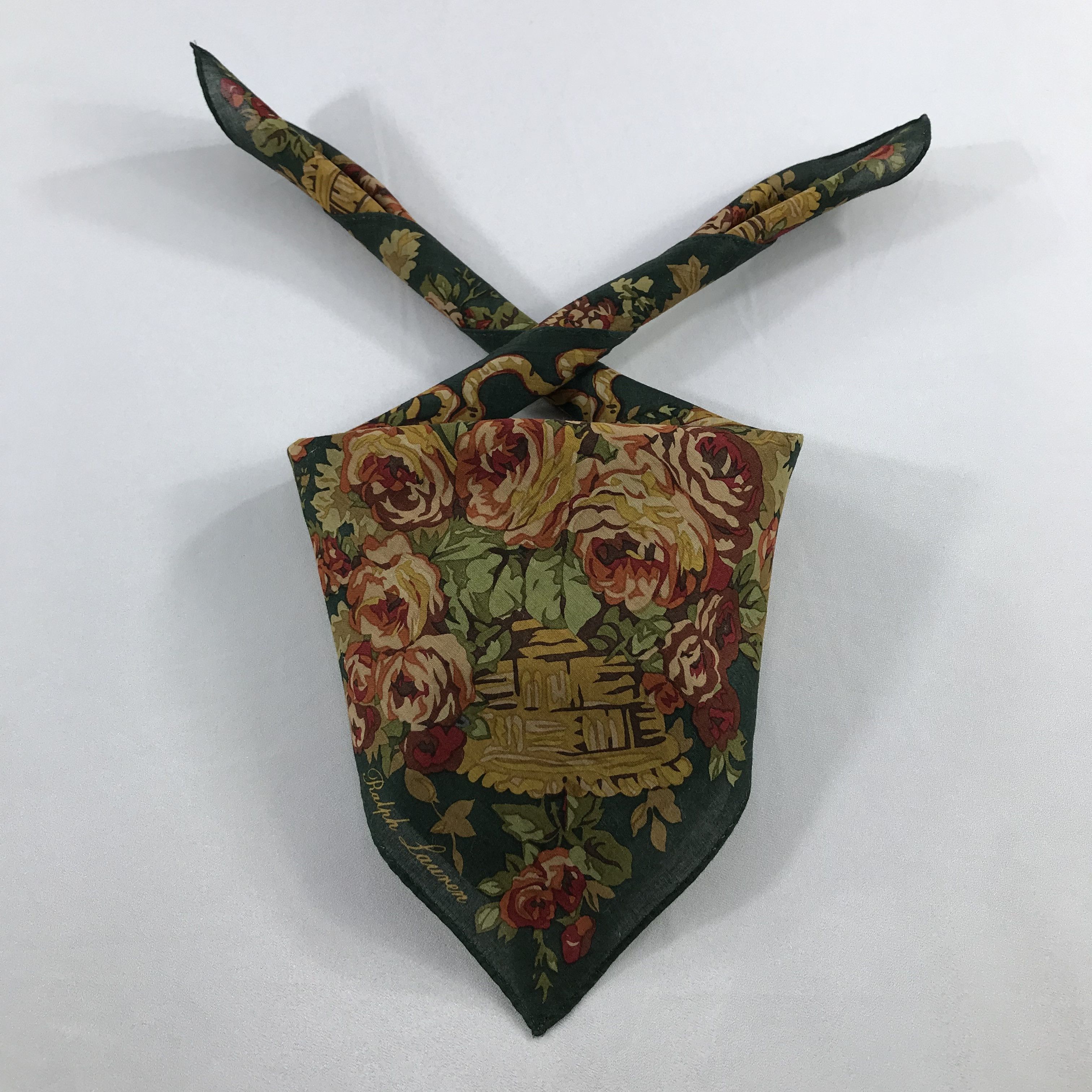 Ralph Lauren × Vintage Ralph Lauren Bandana / Handkerchief / Neckerchief - S2233 Size ONE SIZE - 3 Thumbnail