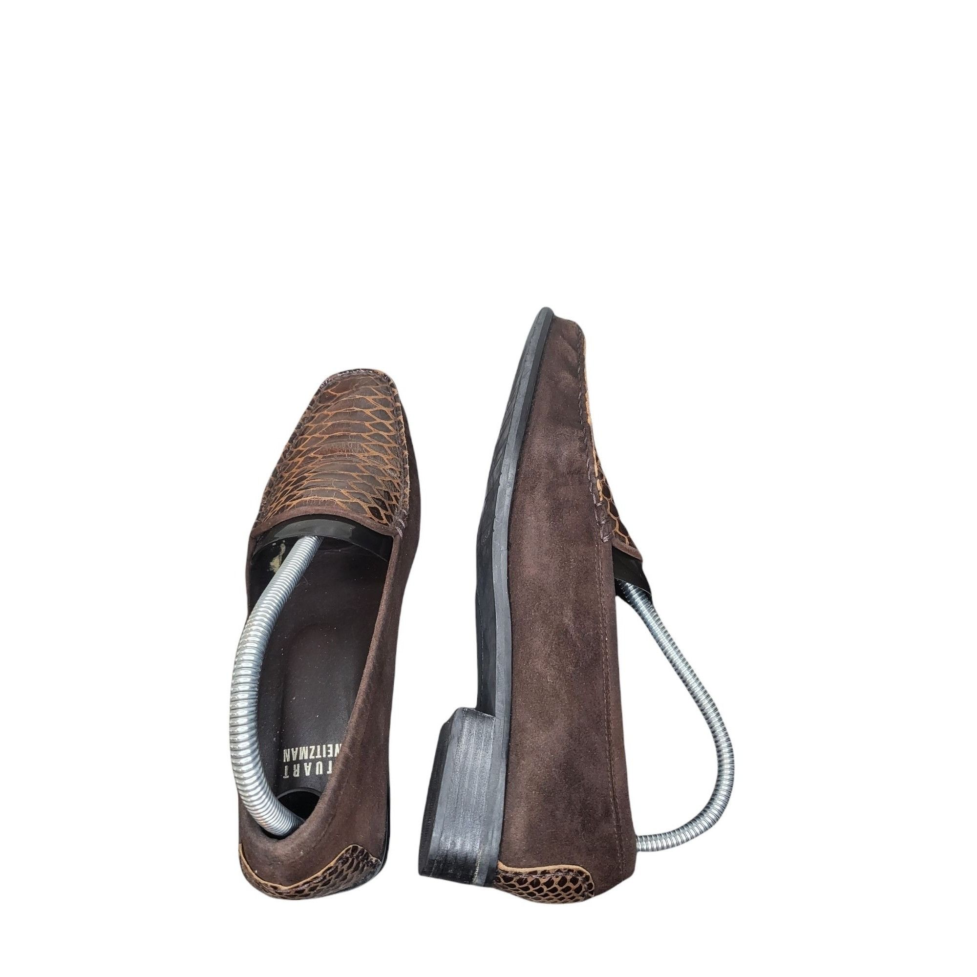 Stuart Weitzman Stuart Weitzman Loafers Women Sz 8M Brown Leather Designer A Size US 8 / IT 38 - 5 Thumbnail