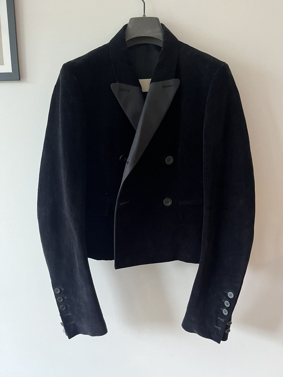 Rick Owens AW16 Cropped double-breasted jacket Size US S / EU 44-46 / 1 - 2 Thumbnail
