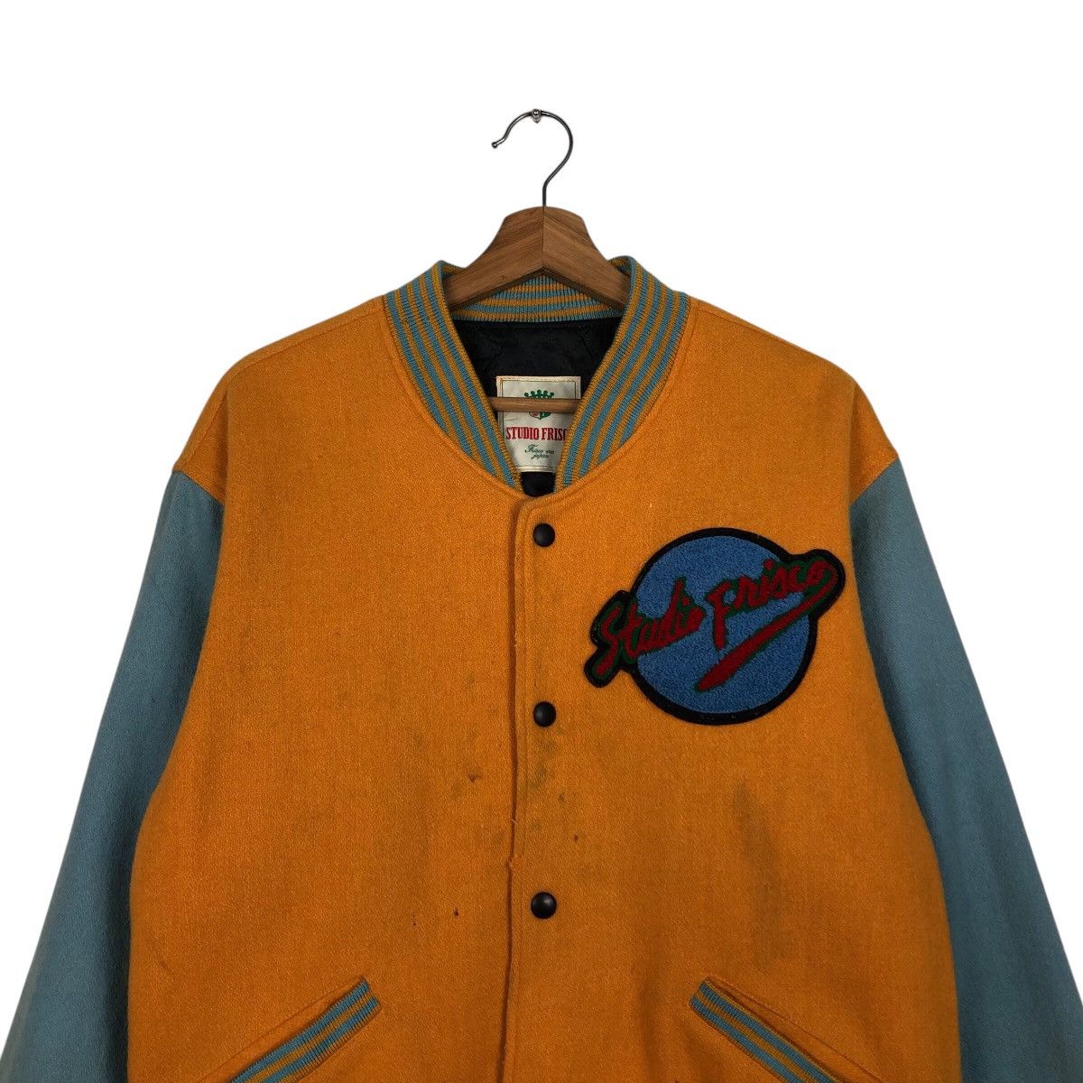 Hysteric Glamour 📌Vintage Bomber Jacket Studio Frisco Big Logo Embroidered Size US L / EU 52-54 / 3 - 4 Thumbnail