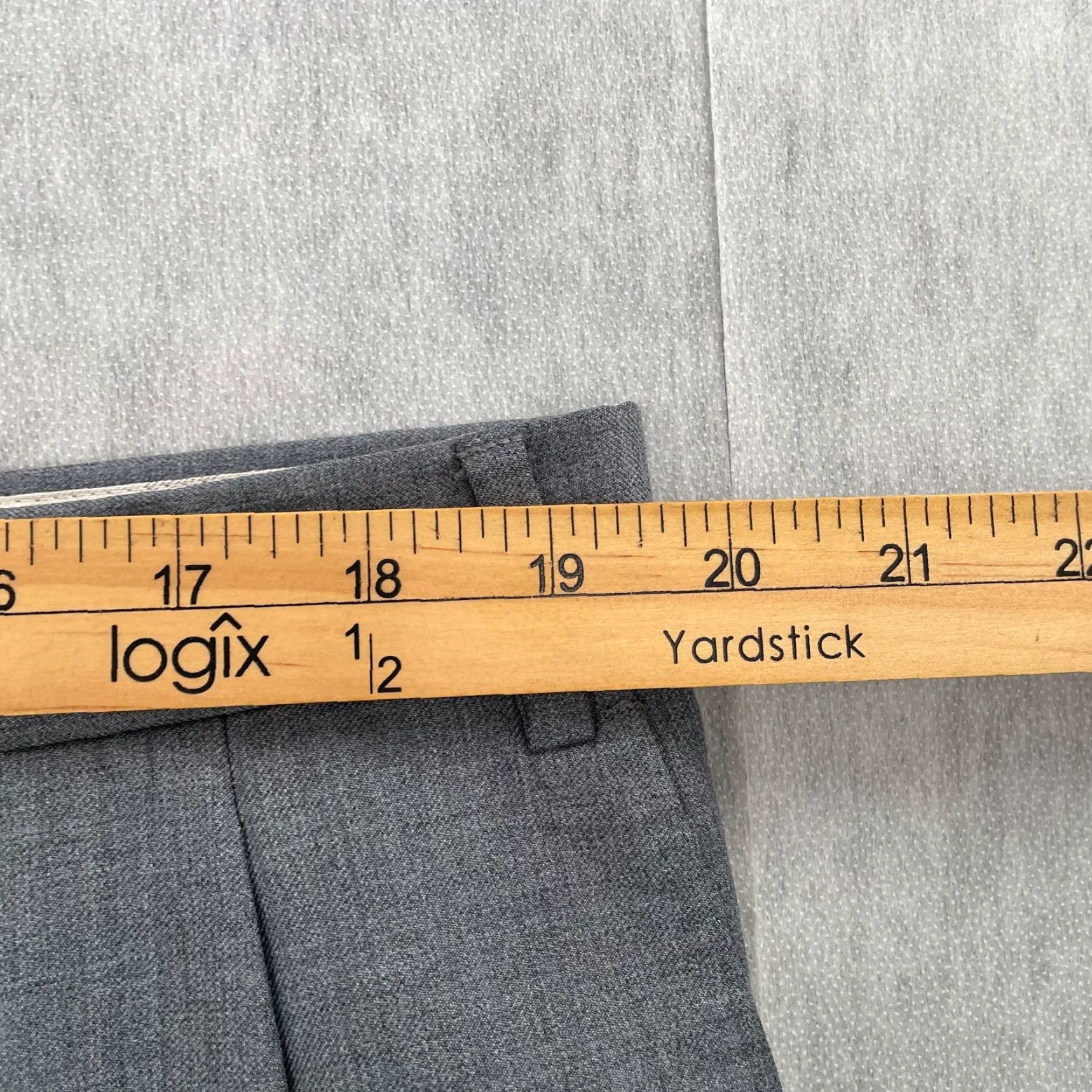 Canali Canali Pants Mens Dress Pants Adult 39 Gray Wool Pleated Trousers Pockets Regular 30" Inseam Zip Dry Clean Only Italy Preowned Size US 39 - 5 Thumbnail