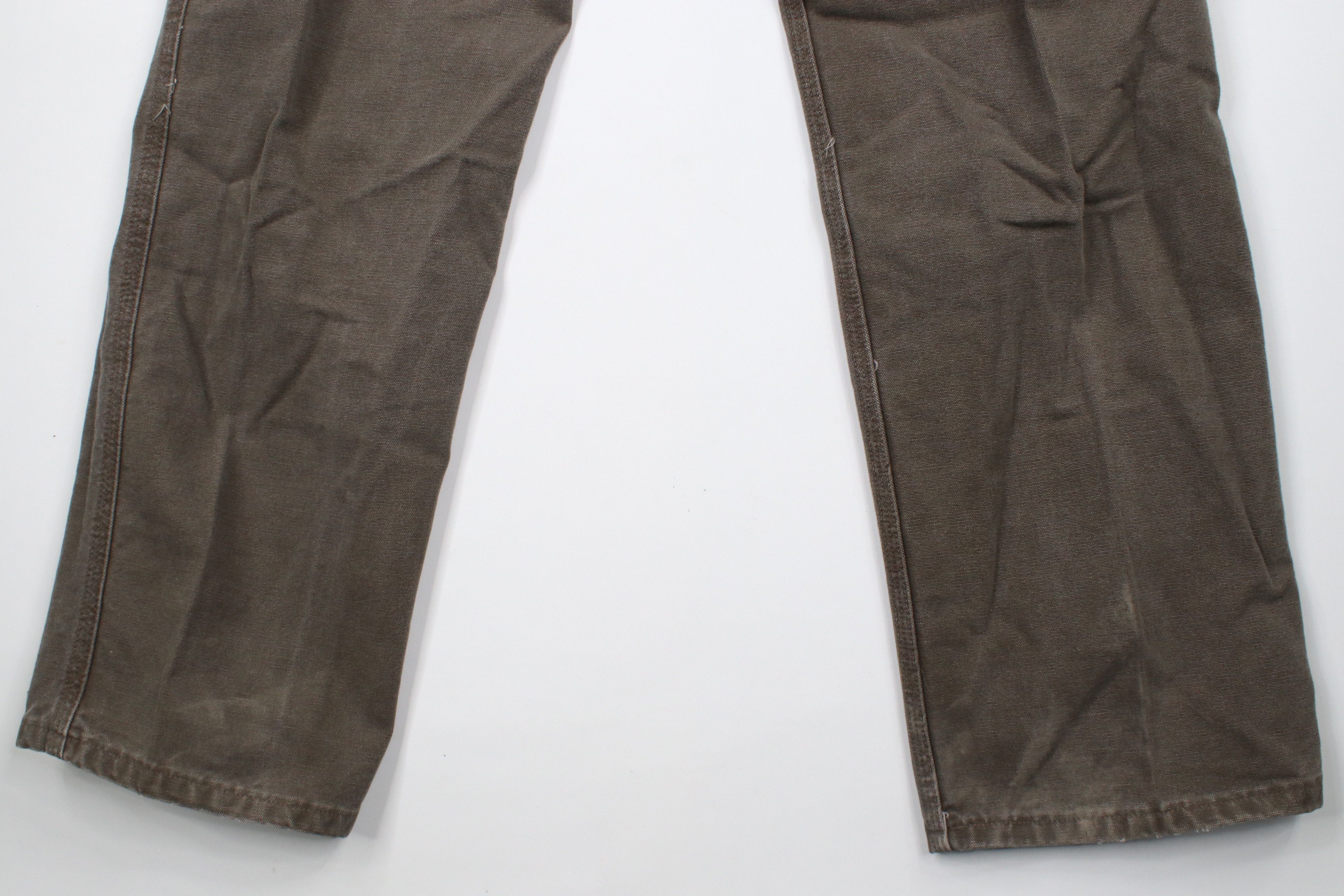 Carhartt × Vintage Vintage Carhartt Loose Fit Washed Duck Pants Timber Brown Size US 32 / EU 48 - 11 Thumbnail