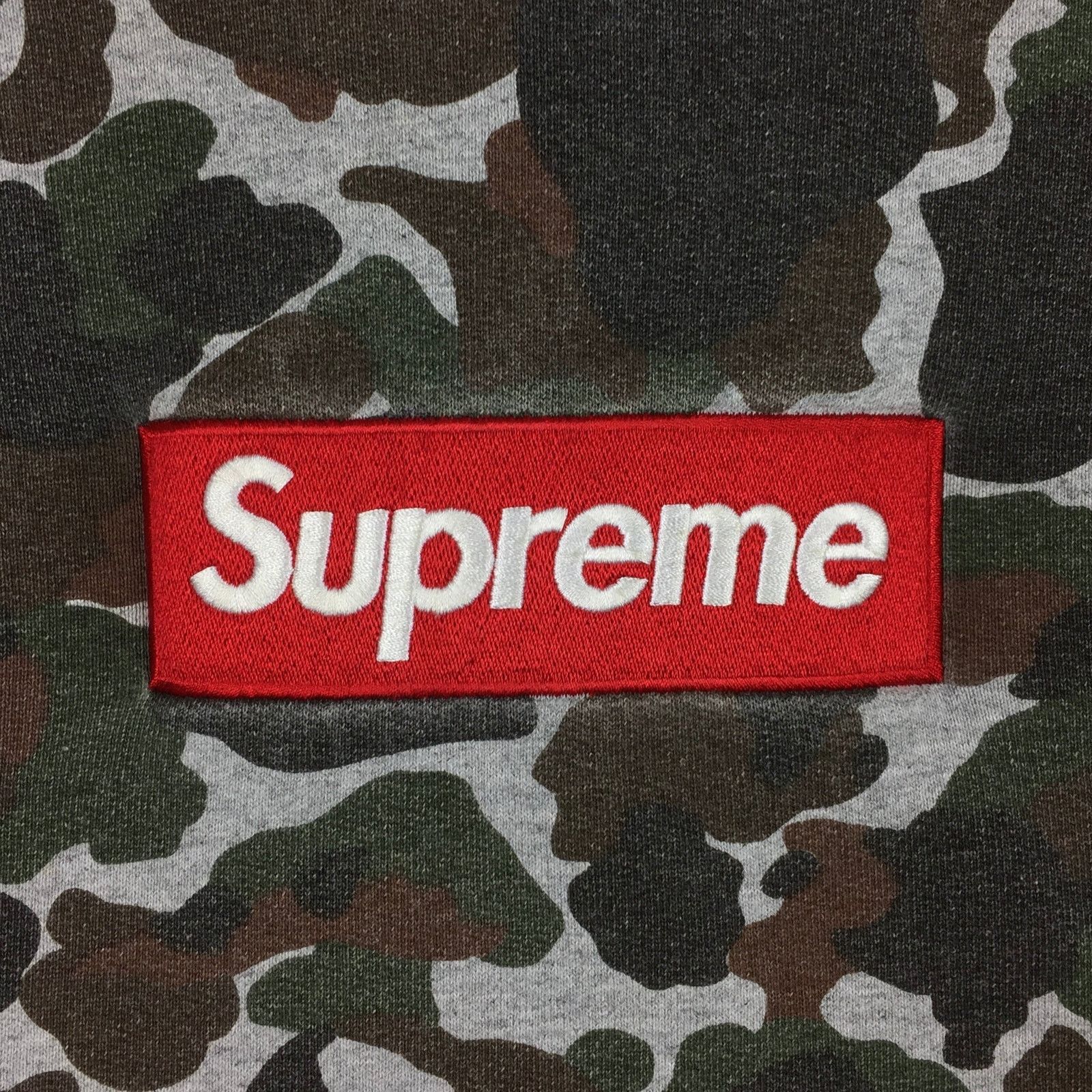 Supreme 2012 Supreme Duck Camo Box Logo Hoodie Size US L / EU 52-54 / 3 - 3 Thumbnail