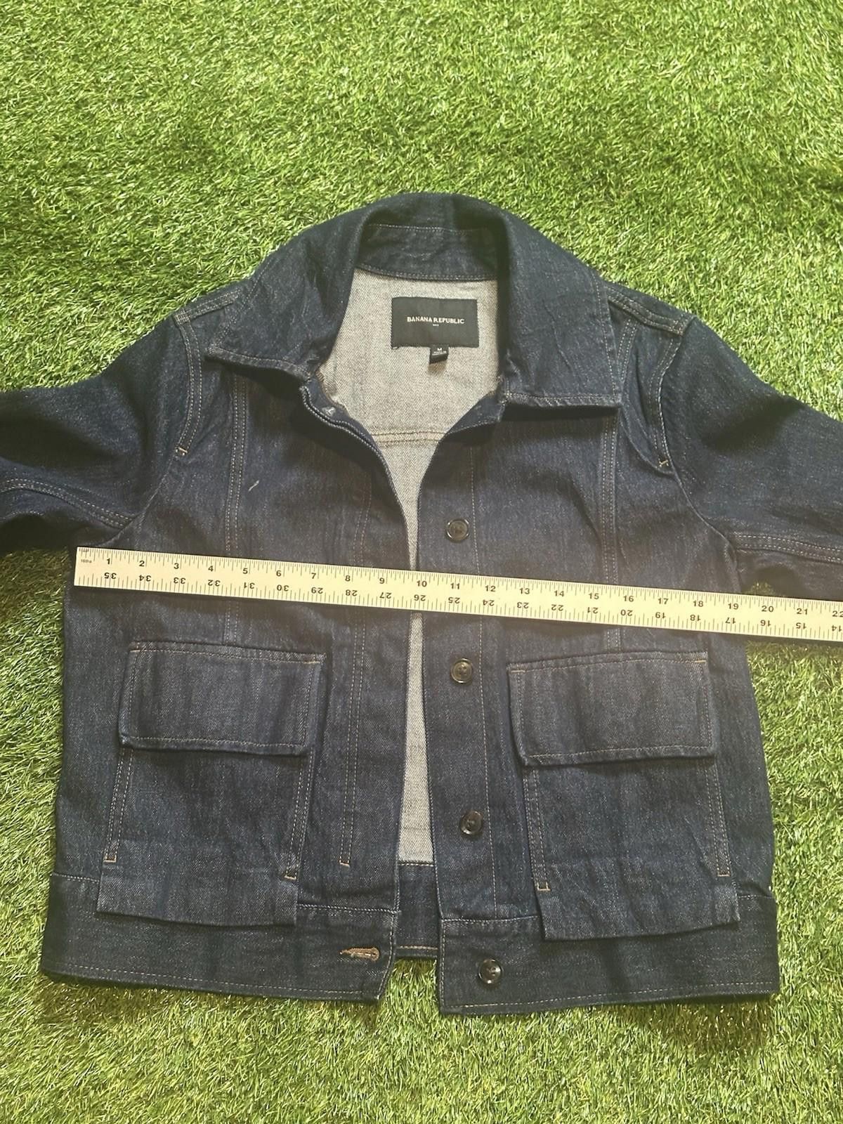 Banana Republic BANANA REPUBLIC WOMENS DENIM JACKET size MEDIUM Size M / US 6-8 / IT 42-44 - 3 Thumbnail