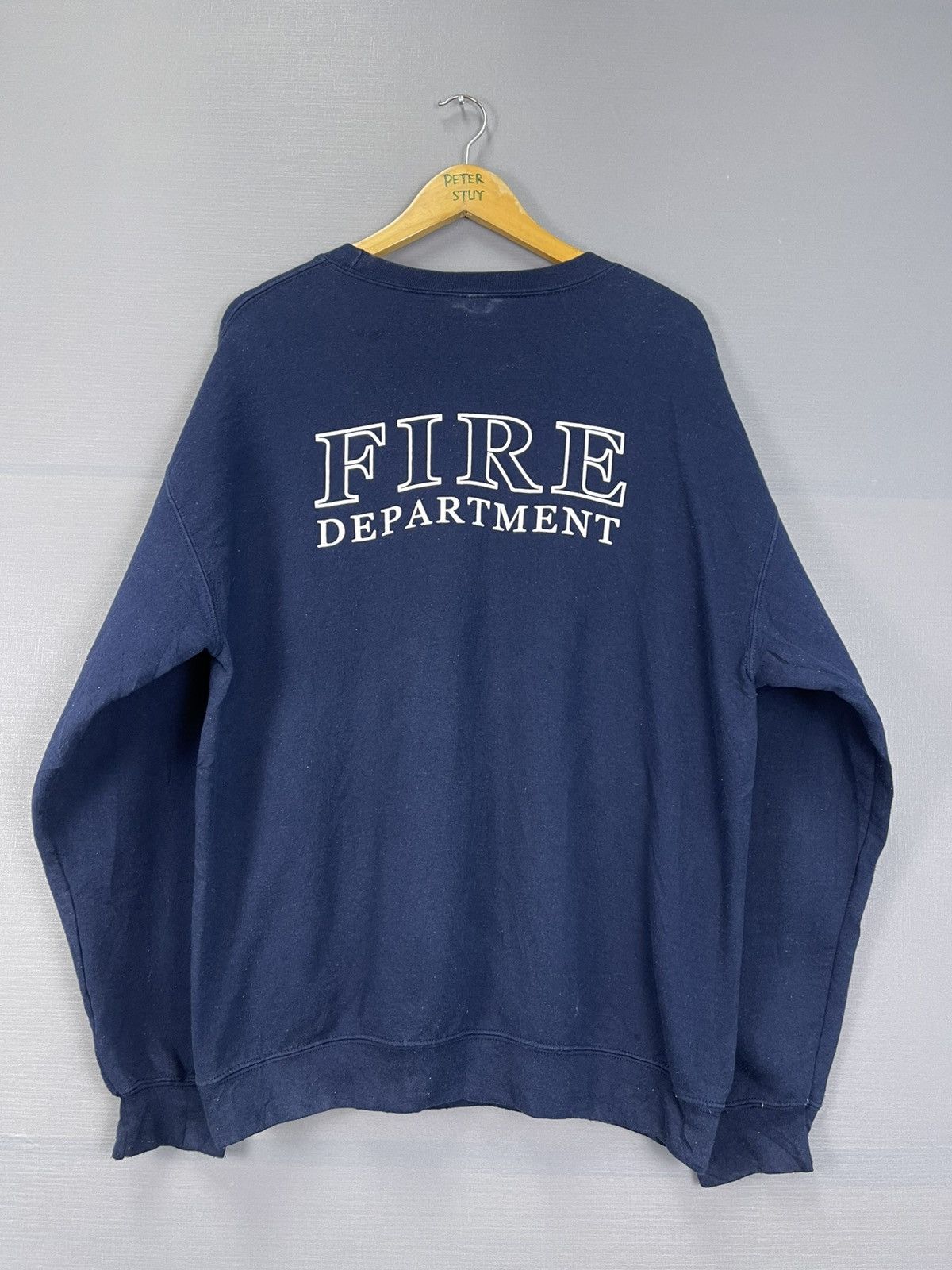Vintage Vintage Fire Department Sweatshirt Size US L / EU 52-54 / 3 - 1 Thumbnail
