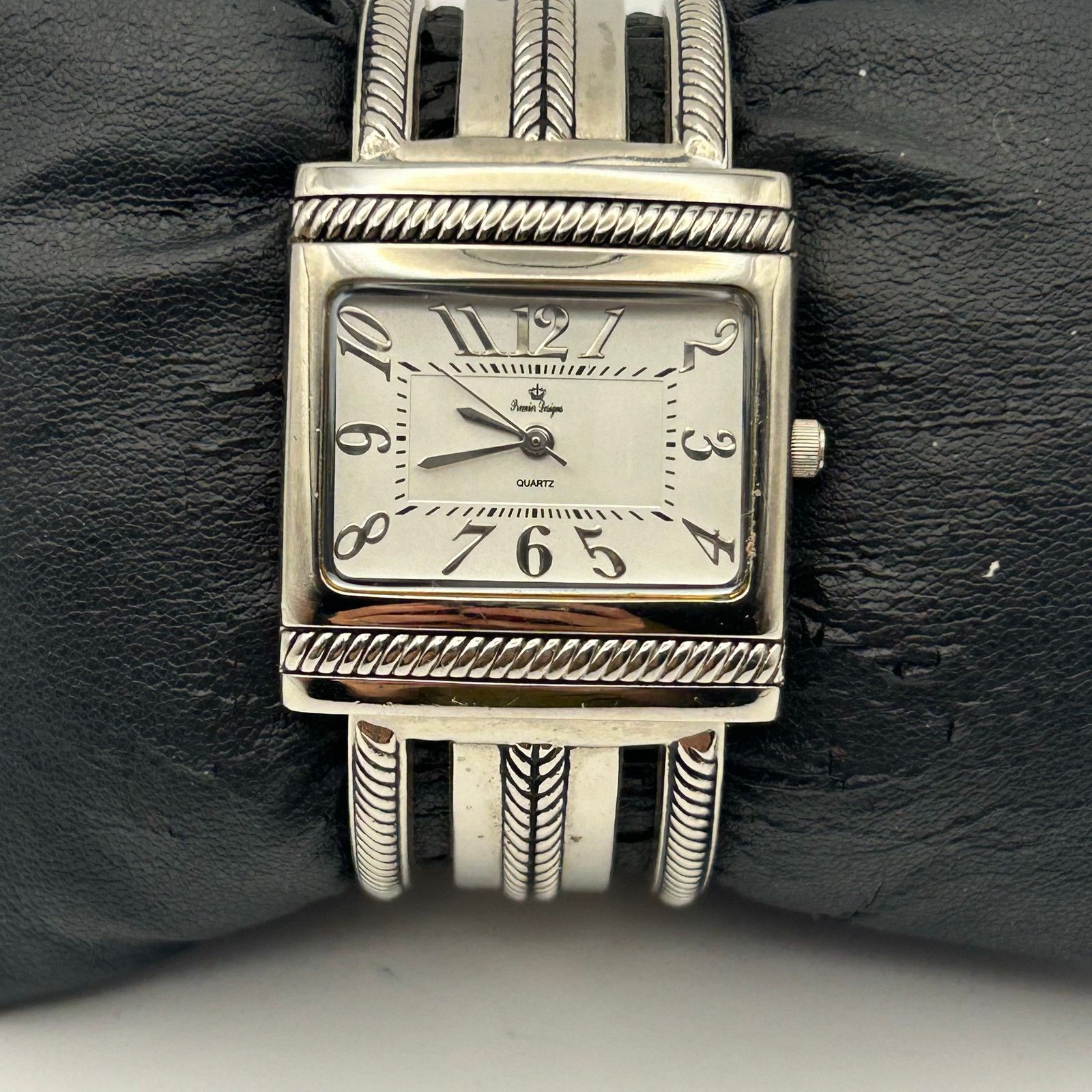 Other Premier Designs Silver Tone Square Dial Quartz Bangle Watch Size ONE SIZE - 2 Thumbnail