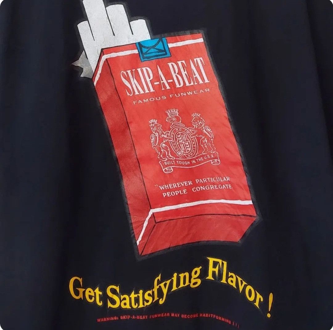 Vintage Vtg 90s SKIP A BEAT FUNWEAR TSHIRT Size US XL / EU 56 / 4 - 3 Thumbnail