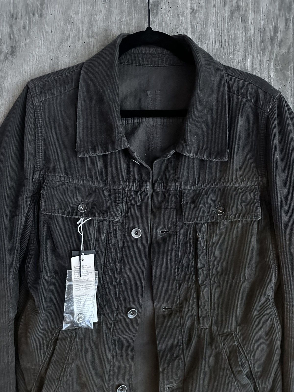 Rick Owens RICK OWENS ARCHIVE TRUCKER JACKET CORDUROY FW07 EXPLODER Size US M / EU 48-50 / 2 - 3 Thumbnail