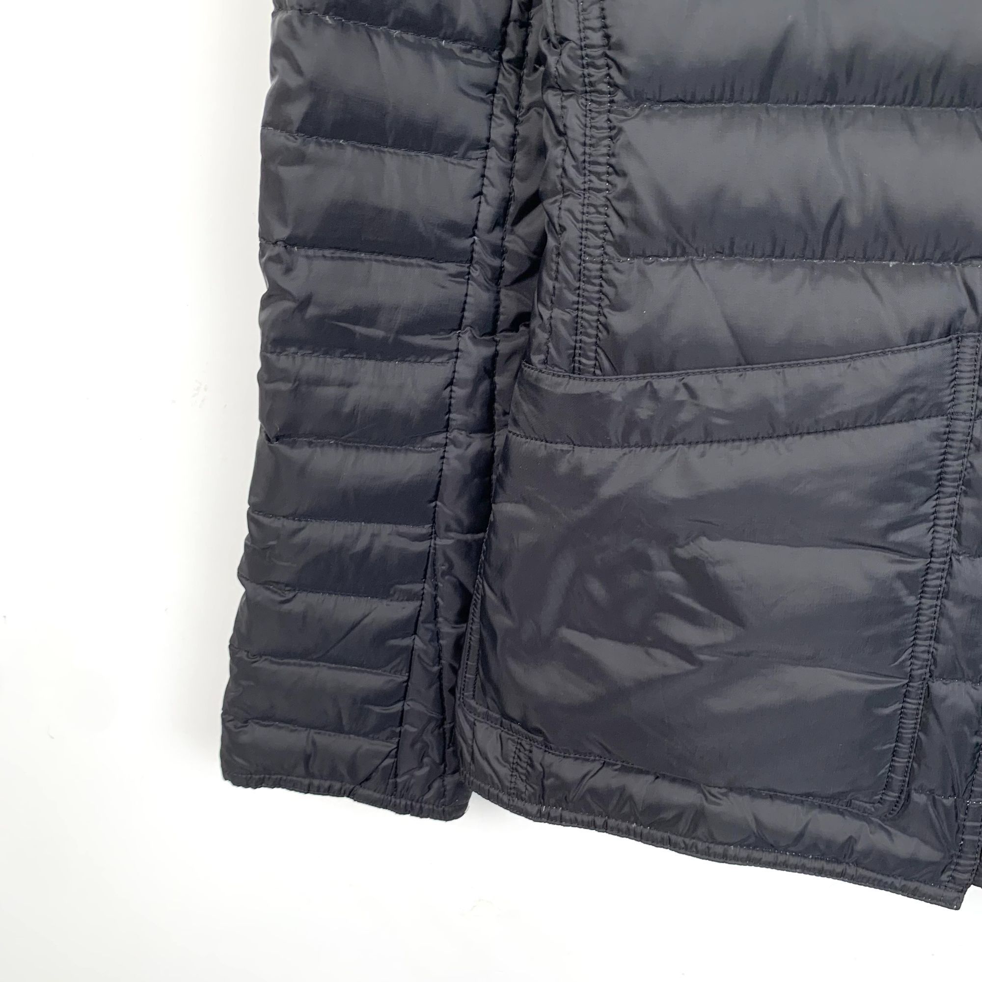 Burberry Title[Burberry] Brit Black Detachable Down Hooded Coat 36 XS Size US XS / EU 42 / 0 - 5 Thumbnail