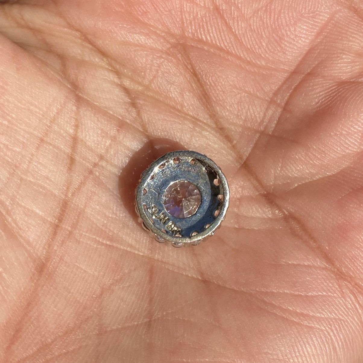 Other 💎 Vintage Sun BR ( Sun Diamond ) Rhodium Pendant diamond💎 Size ONE SIZE - 5 Thumbnail