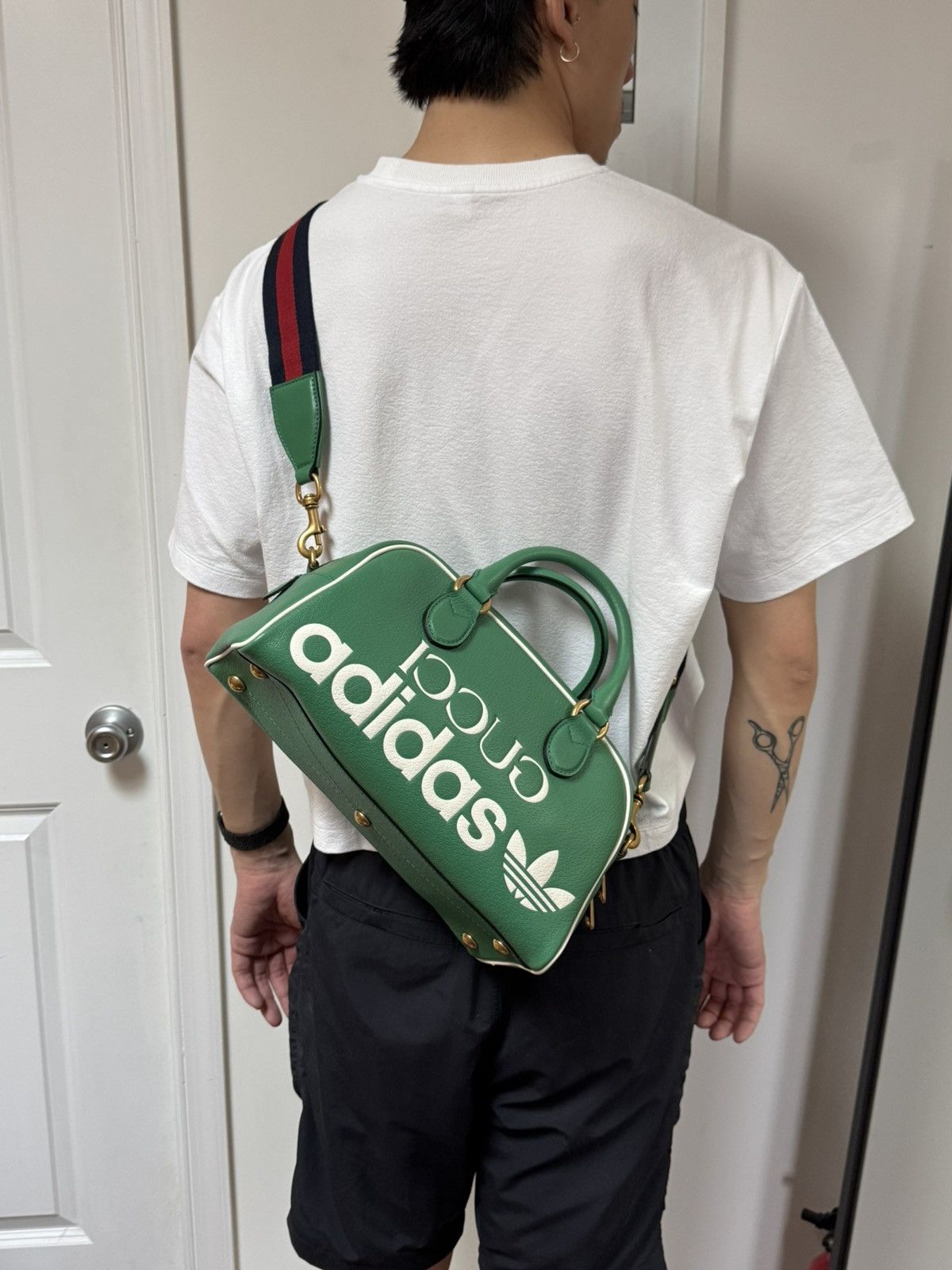 Adidas × Gucci Adidas x Gucci Medium Duffle Bag Size ONE SIZE - 2 Thumbnail