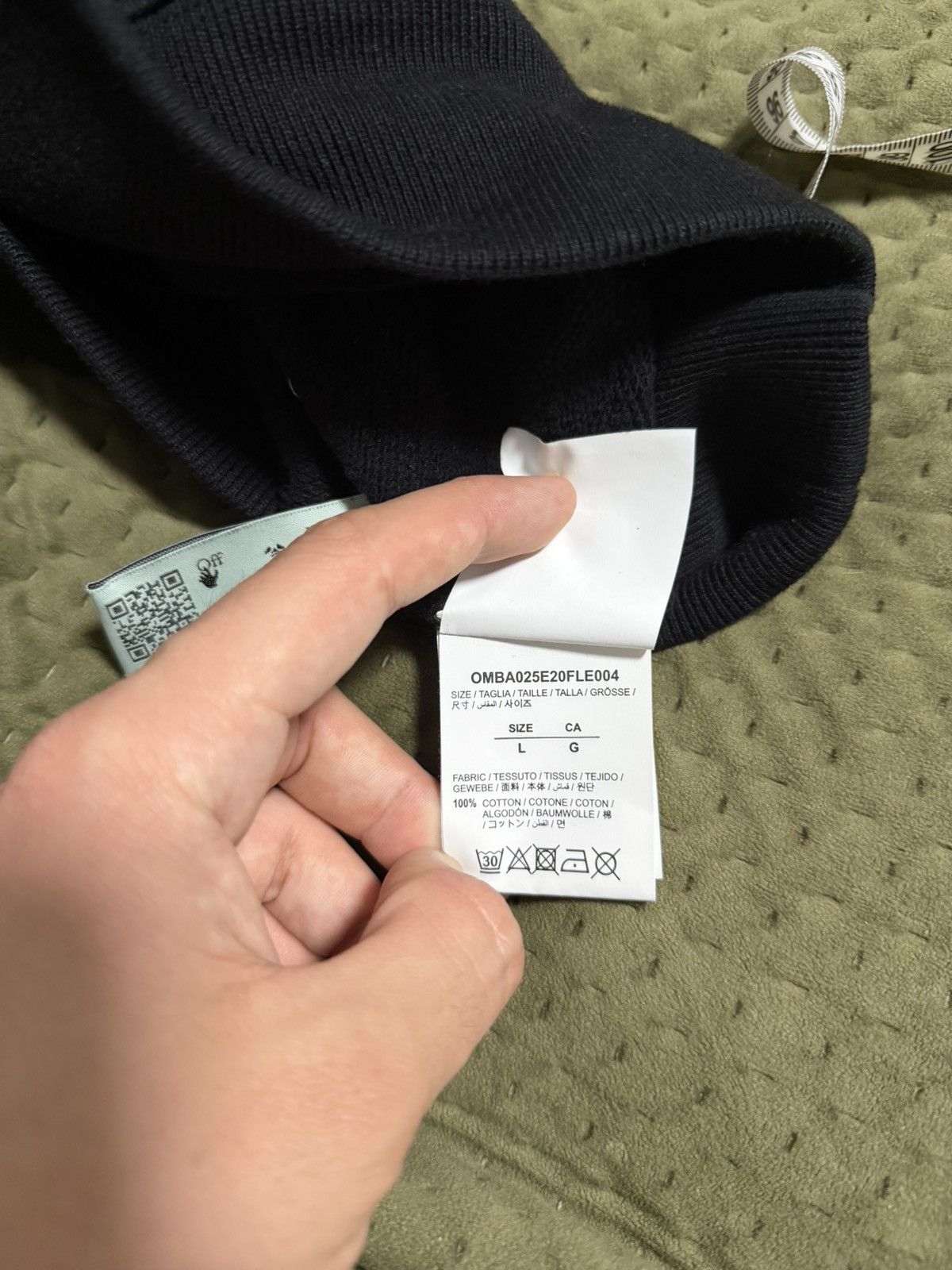 Off-White OFF WHITE CARAVAGGIO SWEATSHIRT Size US L / EU 52-54 / 3 - 5 Thumbnail