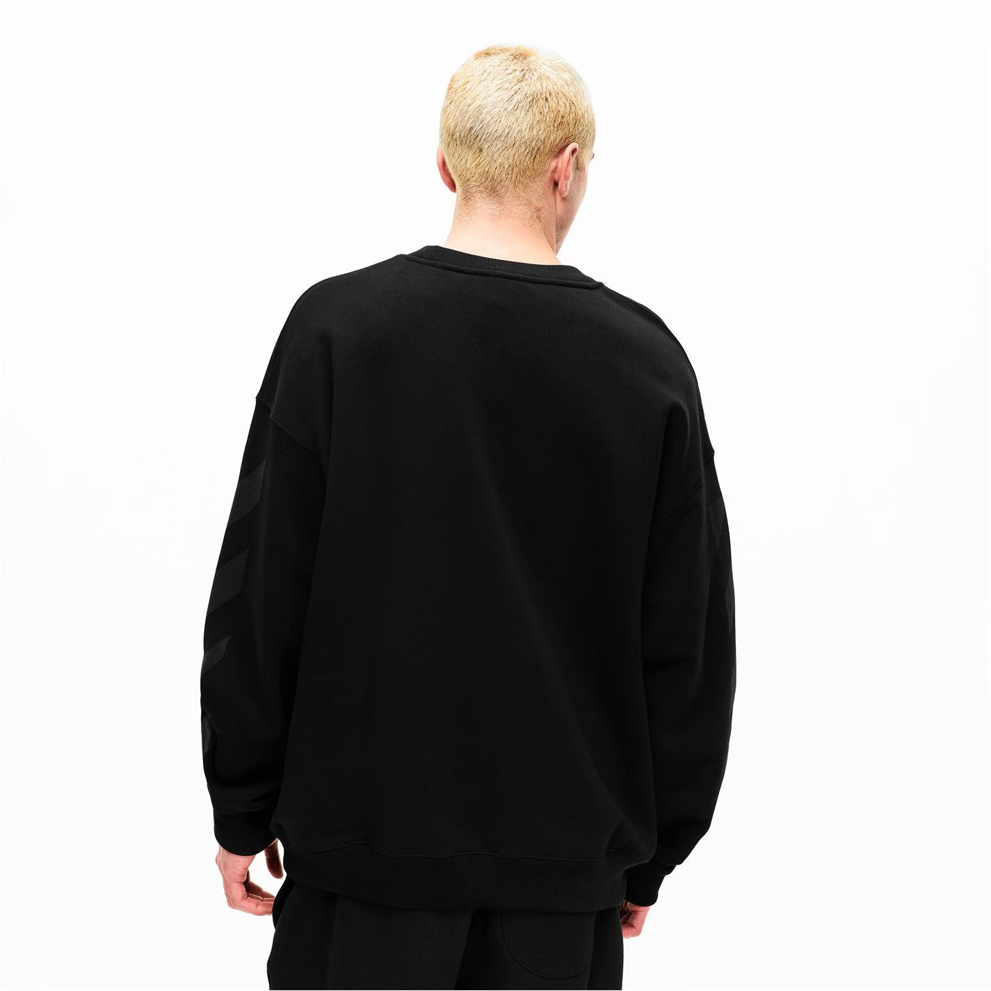 Off-White o1g2r1mq0226 Cornly Diag Crew Sweatshirt In Black Size US XL / EU 56 / 4 - 4 Thumbnail