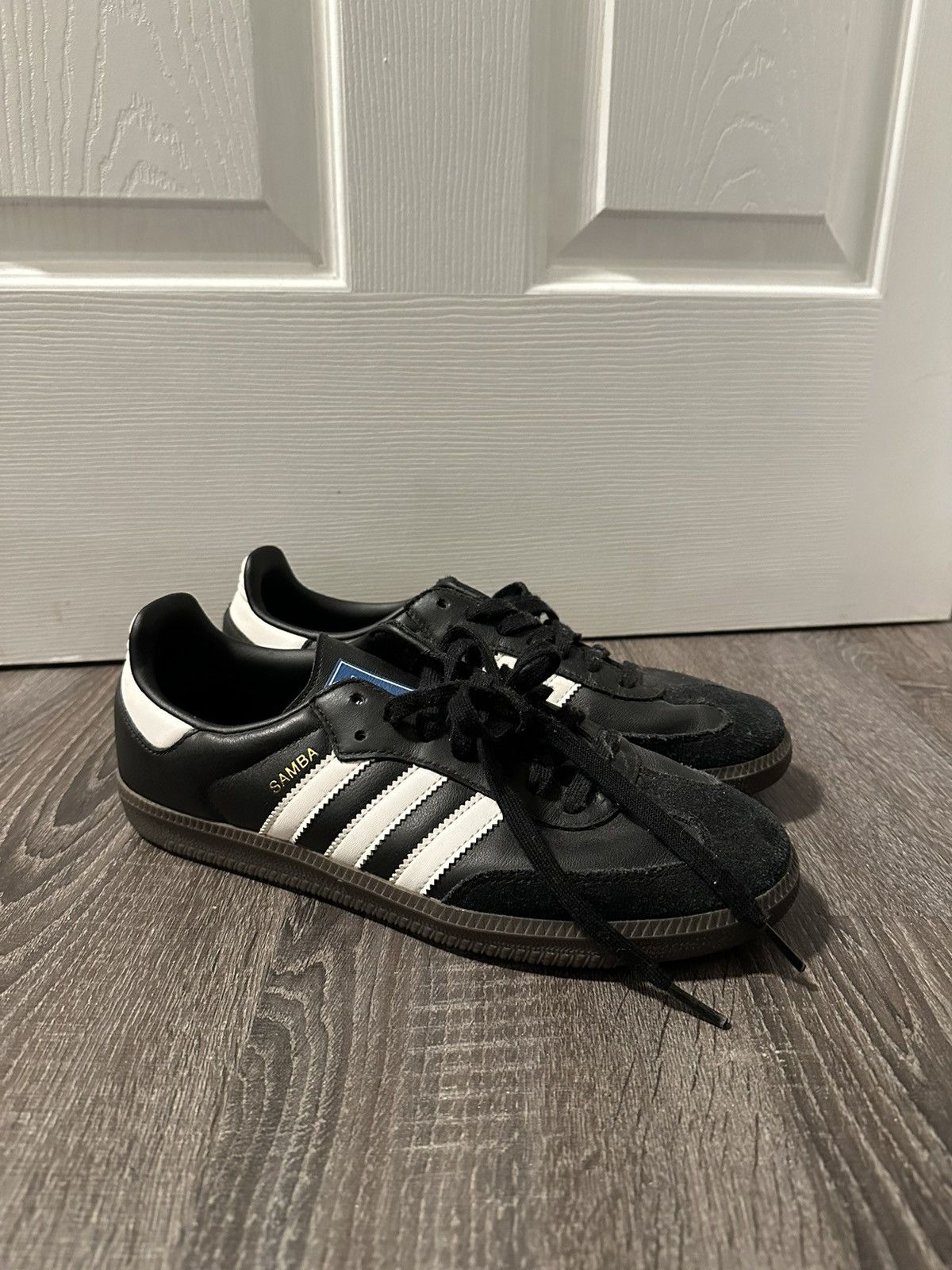 Adidas Samba OG Shoes-Black/White/Gum