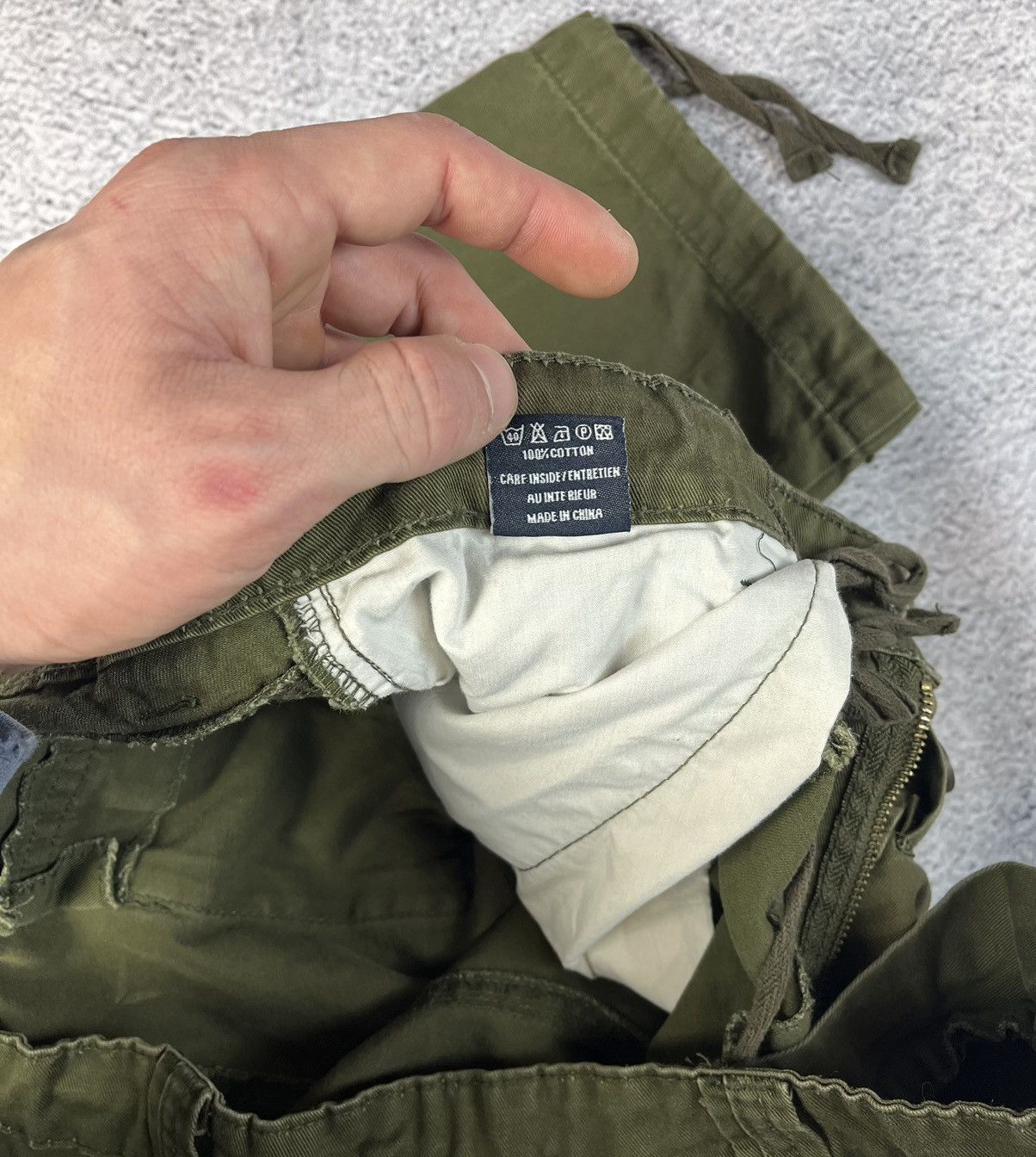 Other Vintage Military multi pocket cargo pants Y2K drill Size US 34 / EU 50 - 16 Thumbnail