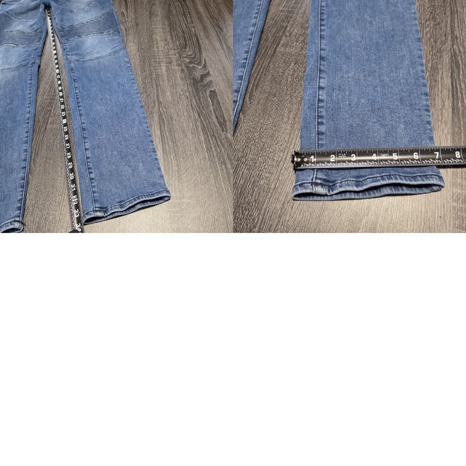 True Religion True Religion Jeans Mens 34x34 Skinny Stretch Denim Rocco Moto Grunge Black Blue Regular Slim 5-Pocket Distressed Logo Vintage No N/A Size US 34 / EU 50 - 9 Thumbnail