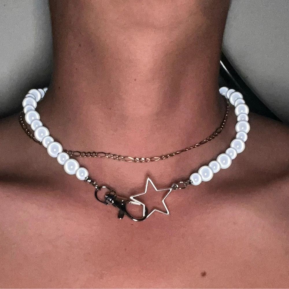 Vintage Reflective Beads Choker Necklace Size ONE SIZE - 4 Thumbnail