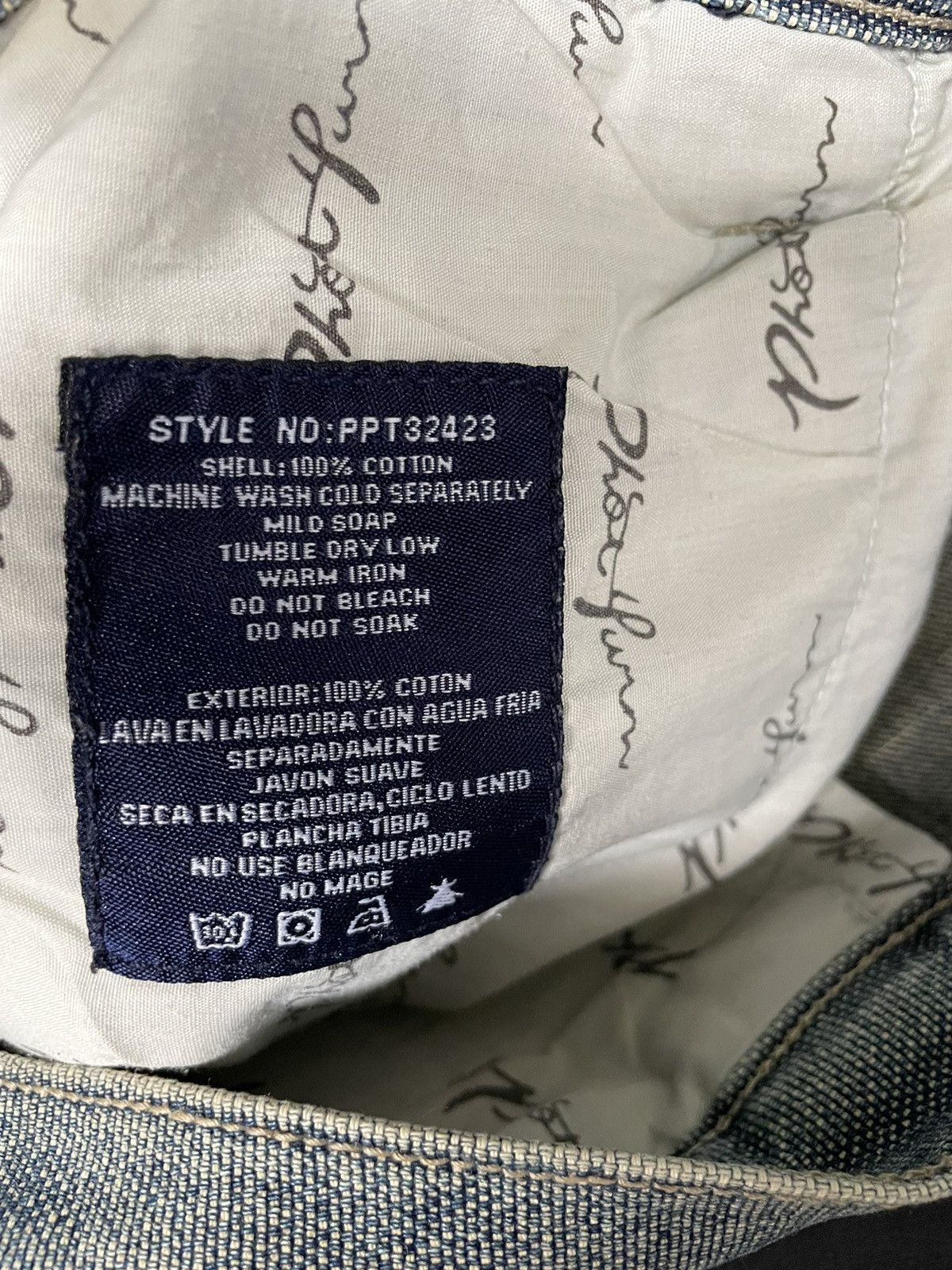 JNCO Vintage Phat Farm Baggy Jeans Size US 34 / EU 50 - 12 Thumbnail