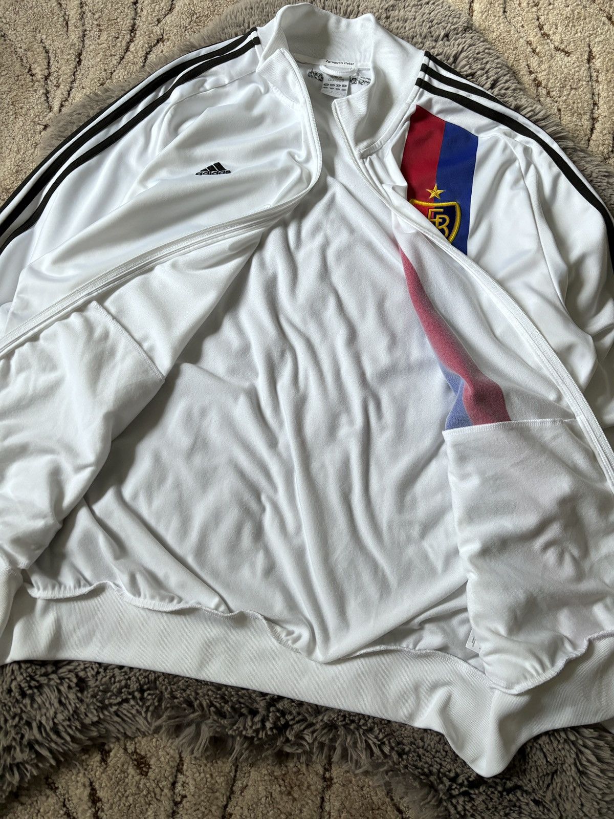 Adidas Adidas FC Basel Track Top Tracksuit Training soccer jacket Size US XXL / EU 58 / 5 - 5 Thumbnail
