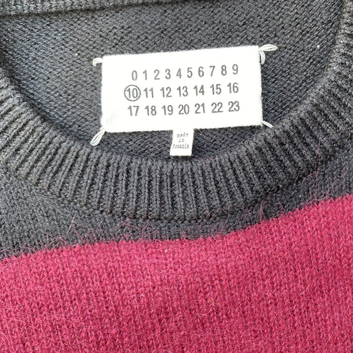 Maison Margiela Fall15 Color Block Mohair Sweater Size US M / EU 48-50 / 2 - 4 Thumbnail
