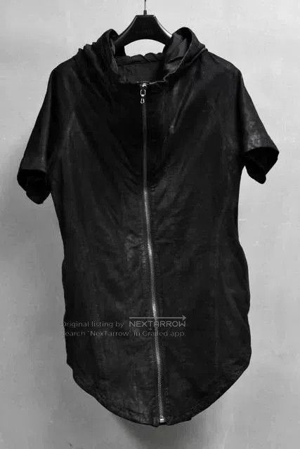 Julius Julius 7 Black Short Sleeve Hooded Jacket. Size US M / EU 48-50 / 2 - 1 Thumbnail