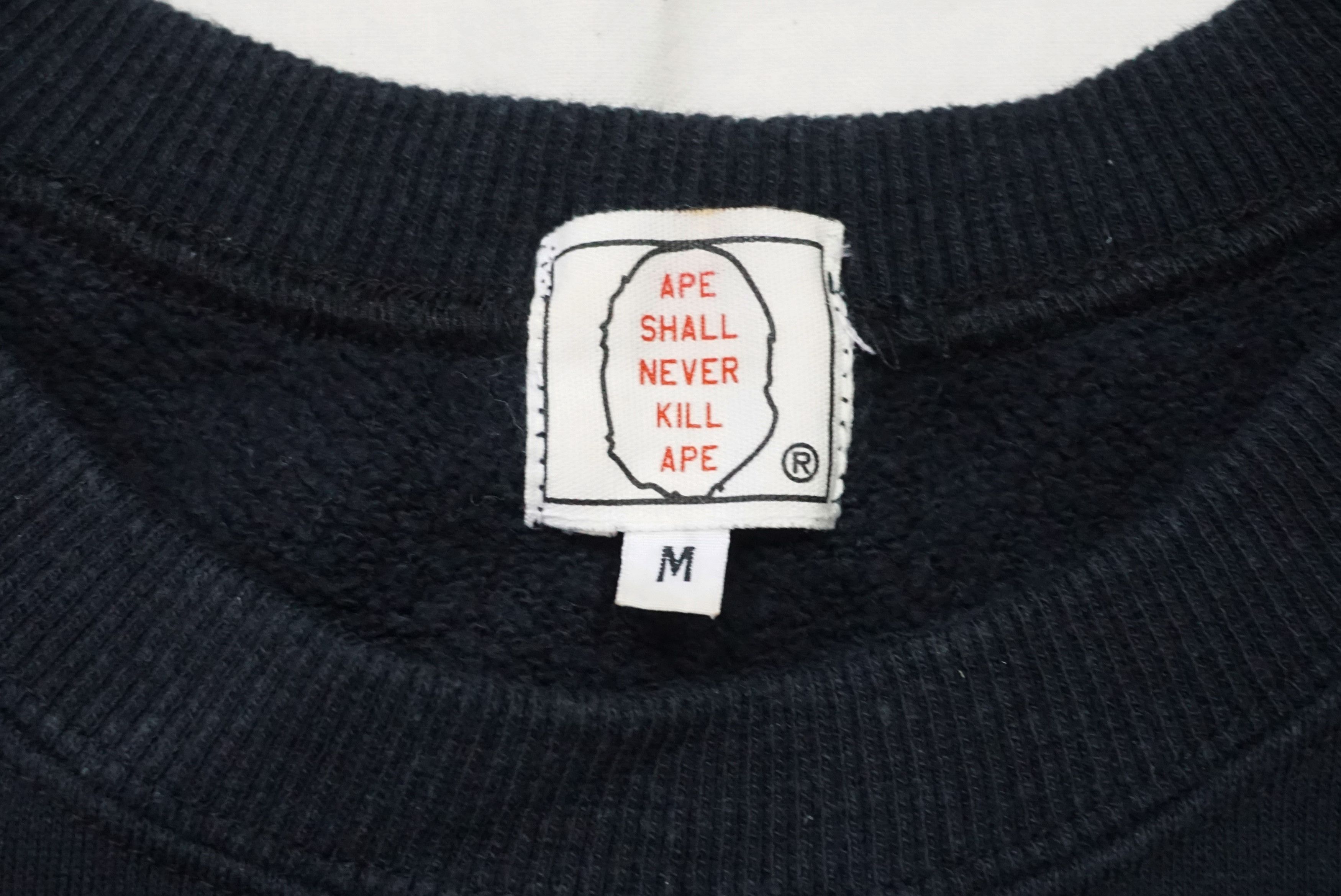 Bape × Vintage Early 90's A bathing Ape Short Sleeve Sweater Size US M / EU 48-50 / 2 - 3 Thumbnail