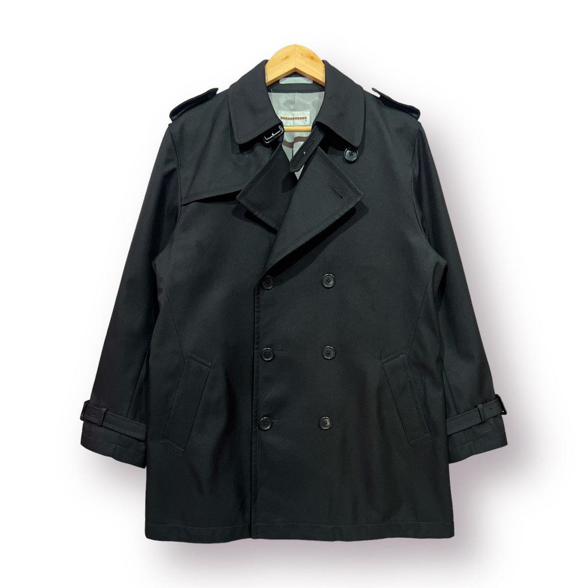 Japanese Brand × Other 🔥 DOUBLE BREASTED JAPANESE THEMESPOINT TRENCH COAT - M Size US S / EU 44-46 / 1 - 5 Thumbnail
