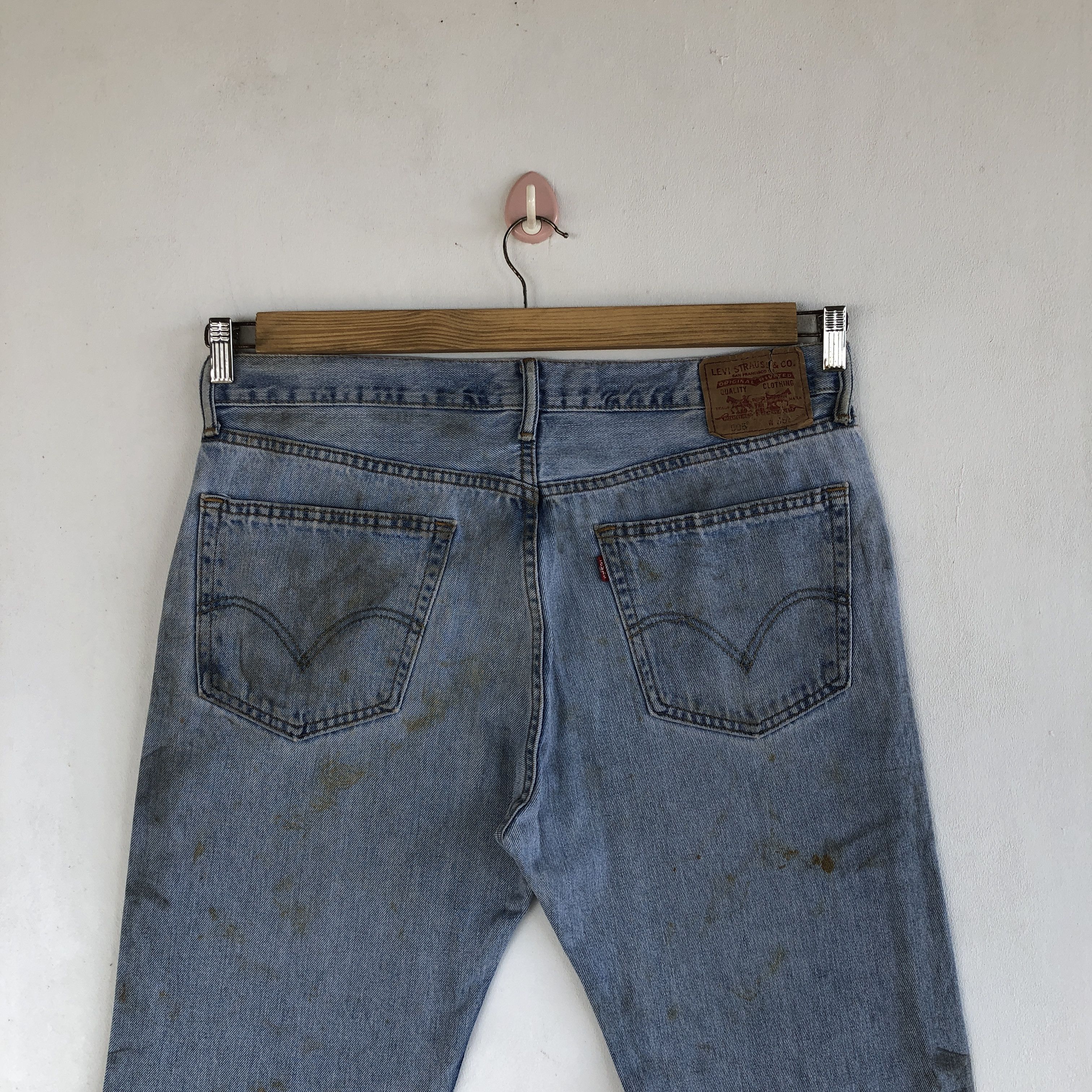 Levi's × Vintage Vintage Levis Jeans Levi's 505 Dirty Faded Blue Denim Size US 36 / EU 52 - 6 Thumbnail