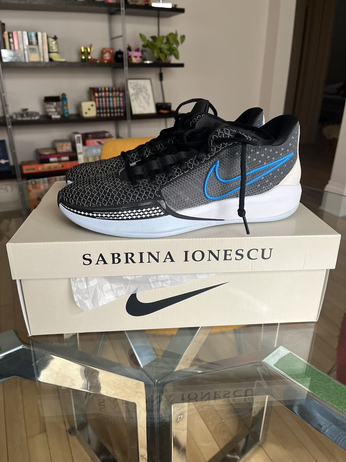 image of Nike Sabrina 1 - Family Bonds Shoes in Black, Men's (Size 9)