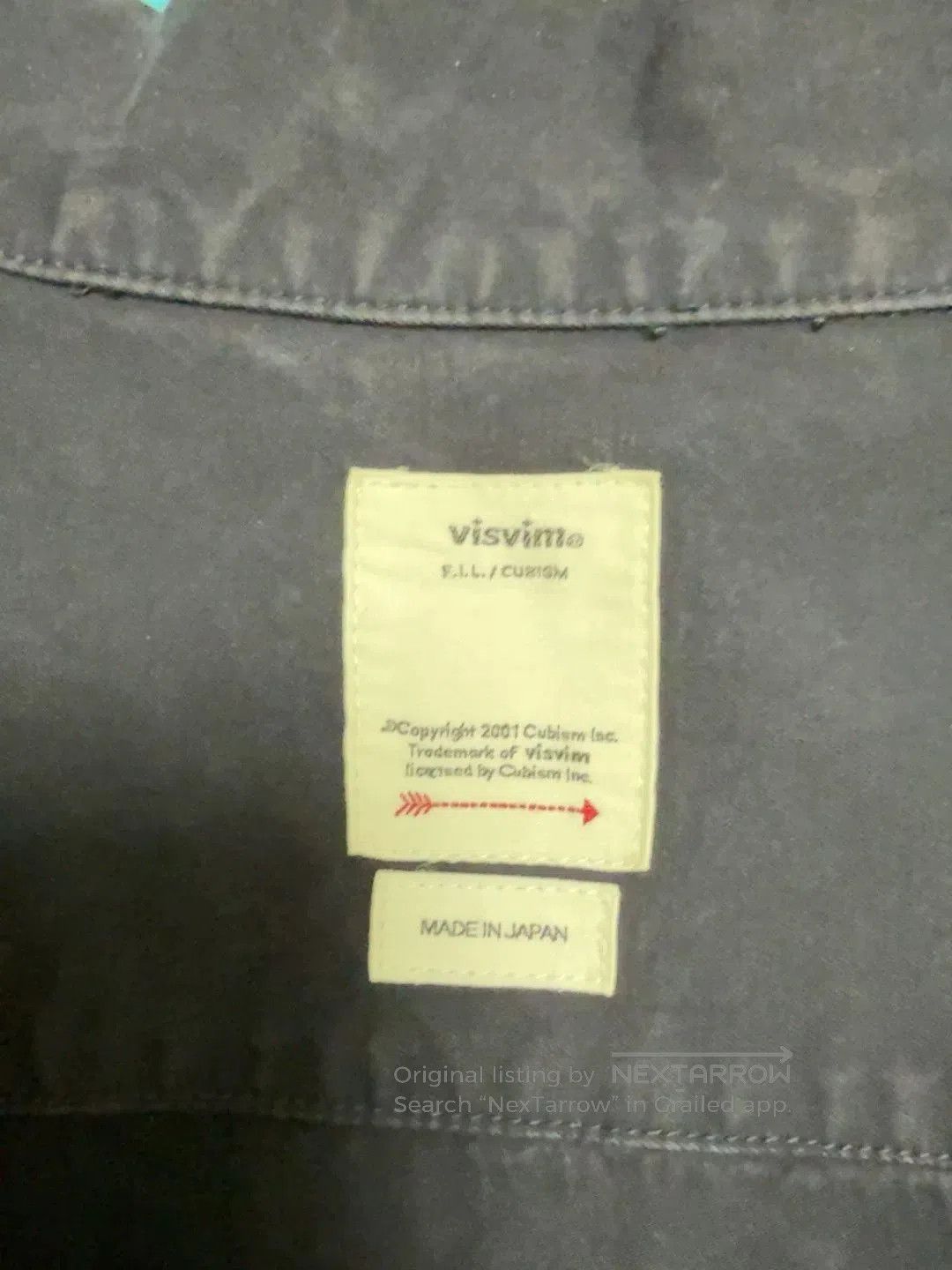 Visvim visvim 23AW Dark Blue Embroidered Shirt. Size US L / EU 52-54 / 3 - 4 Thumbnail