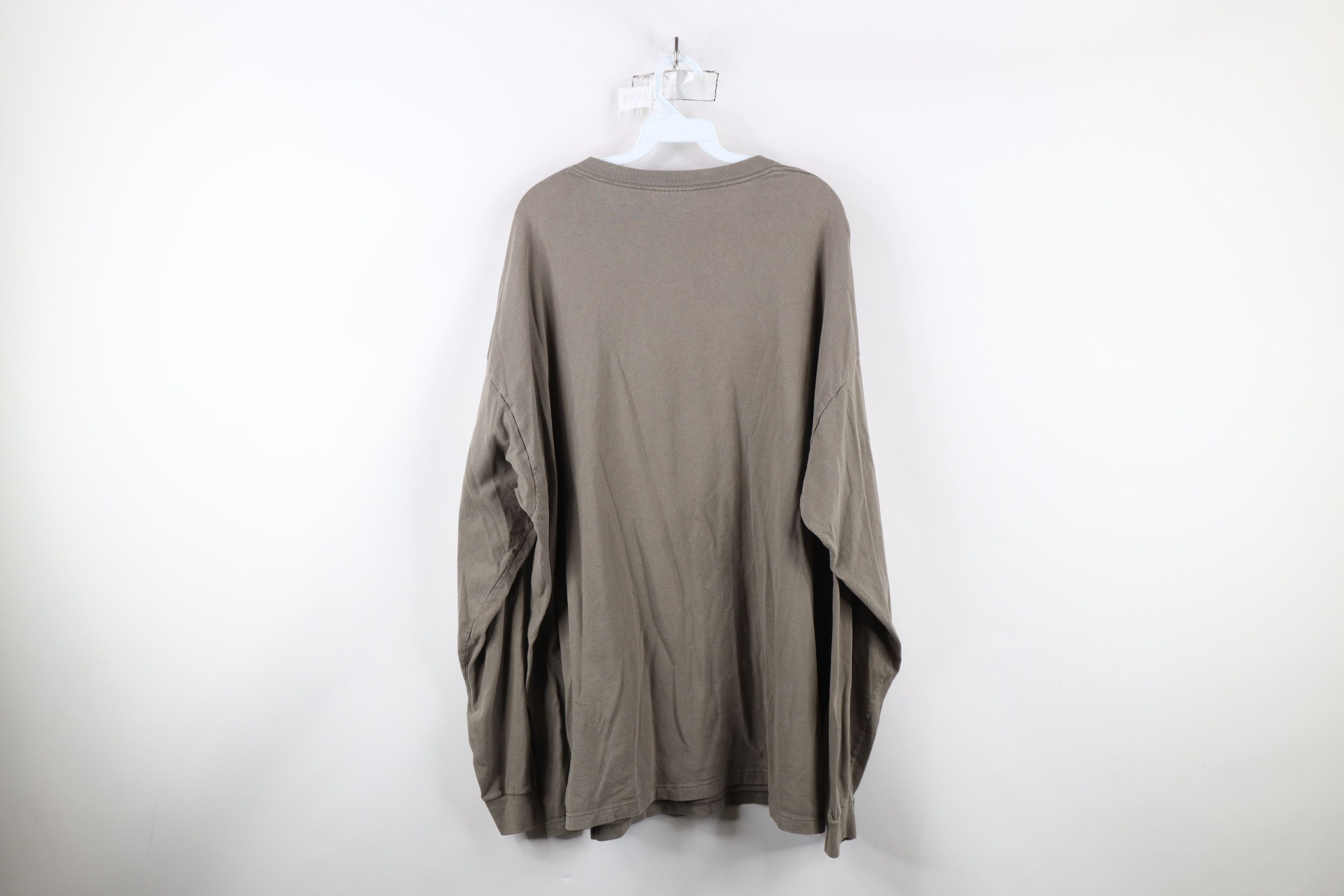 Nike × Vintage Vintage 90s Nike Athletics Center Swoosh Long Sleeve T-Shirt Size US XXL / EU 58 / 5 - 12 Thumbnail