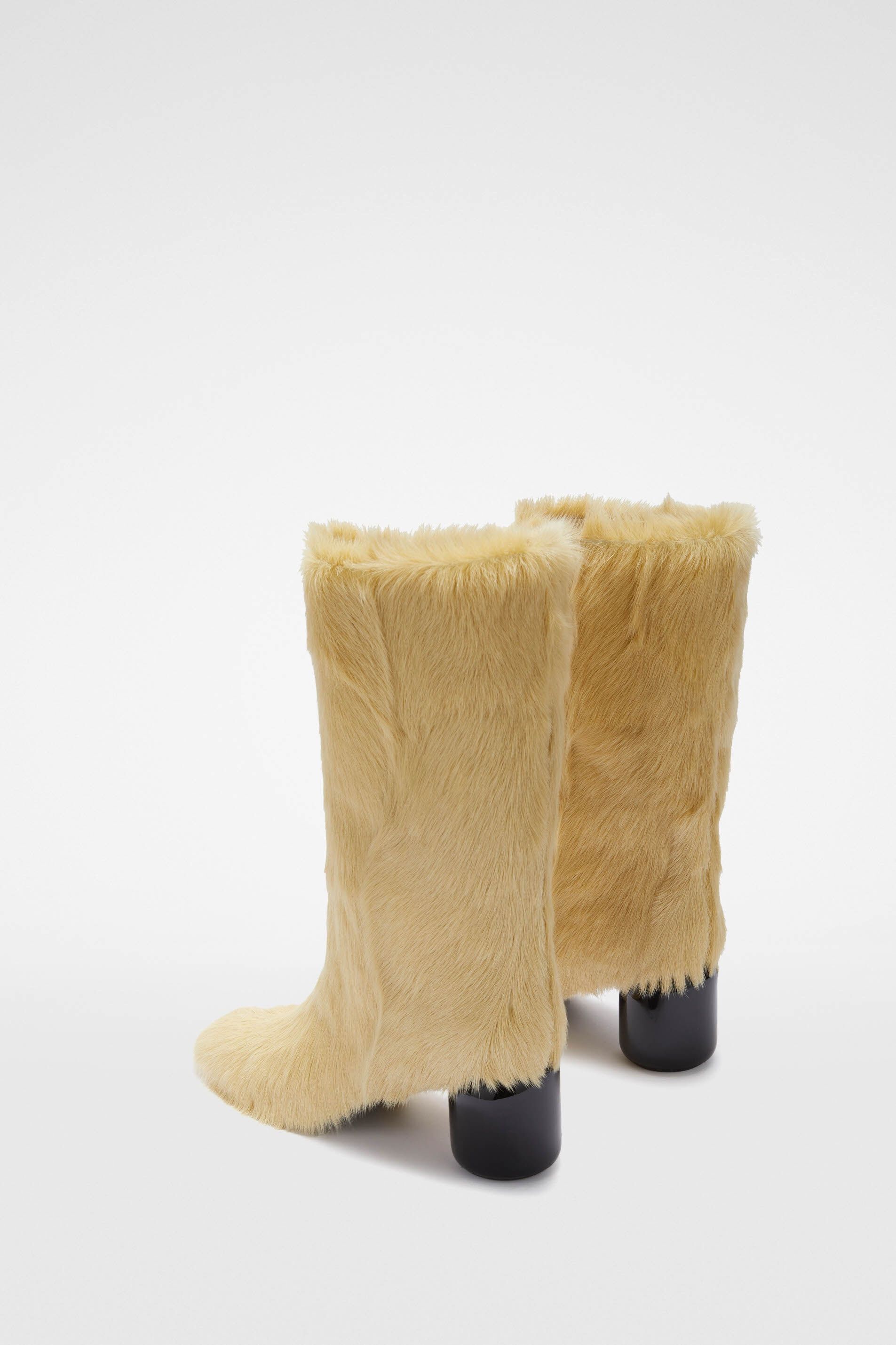 Jil Sander o1y1025 Boots in Yellow Size US 6 / IT 36 - 3 Thumbnail