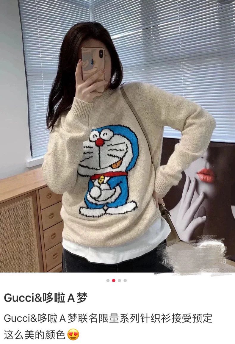 Gucci Gucci Doraemon co-branded sweater 2502-Nextarrow Size US XS / EU 42 / 0 - 8 Thumbnail
