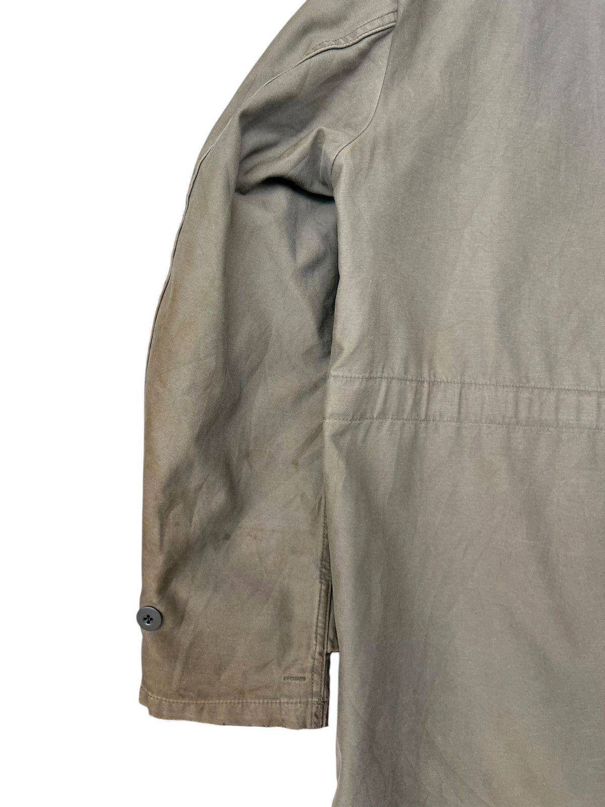 Vintage Vintage 80s German Army Parka Green Zipper Hoodie Jacket Size US L / EU 52-54 / 3 - 12 Thumbnail