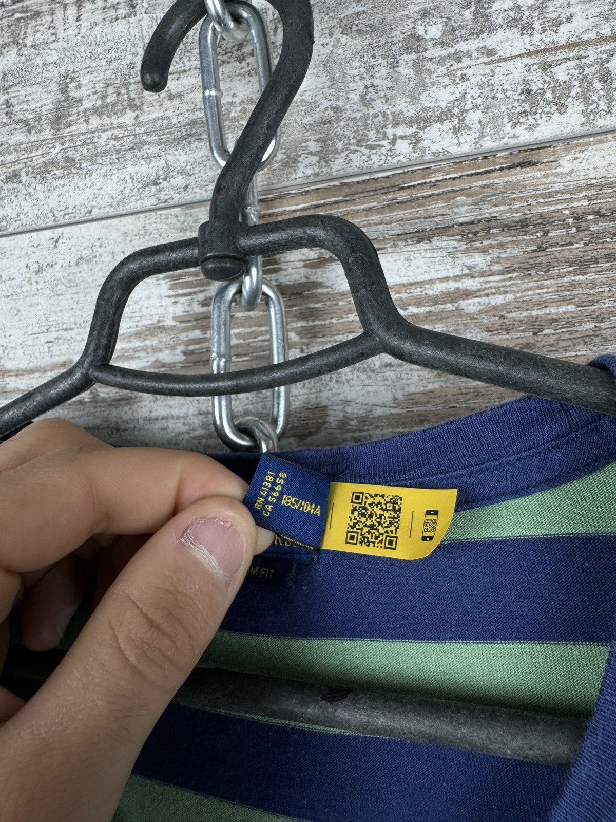 Polo Ralph Lauren × Vintage Mens Vintage Polo Ralph Lauren striped tee streetwear y2k Size US XL / EU 56 / 4 - 4 Thumbnail
