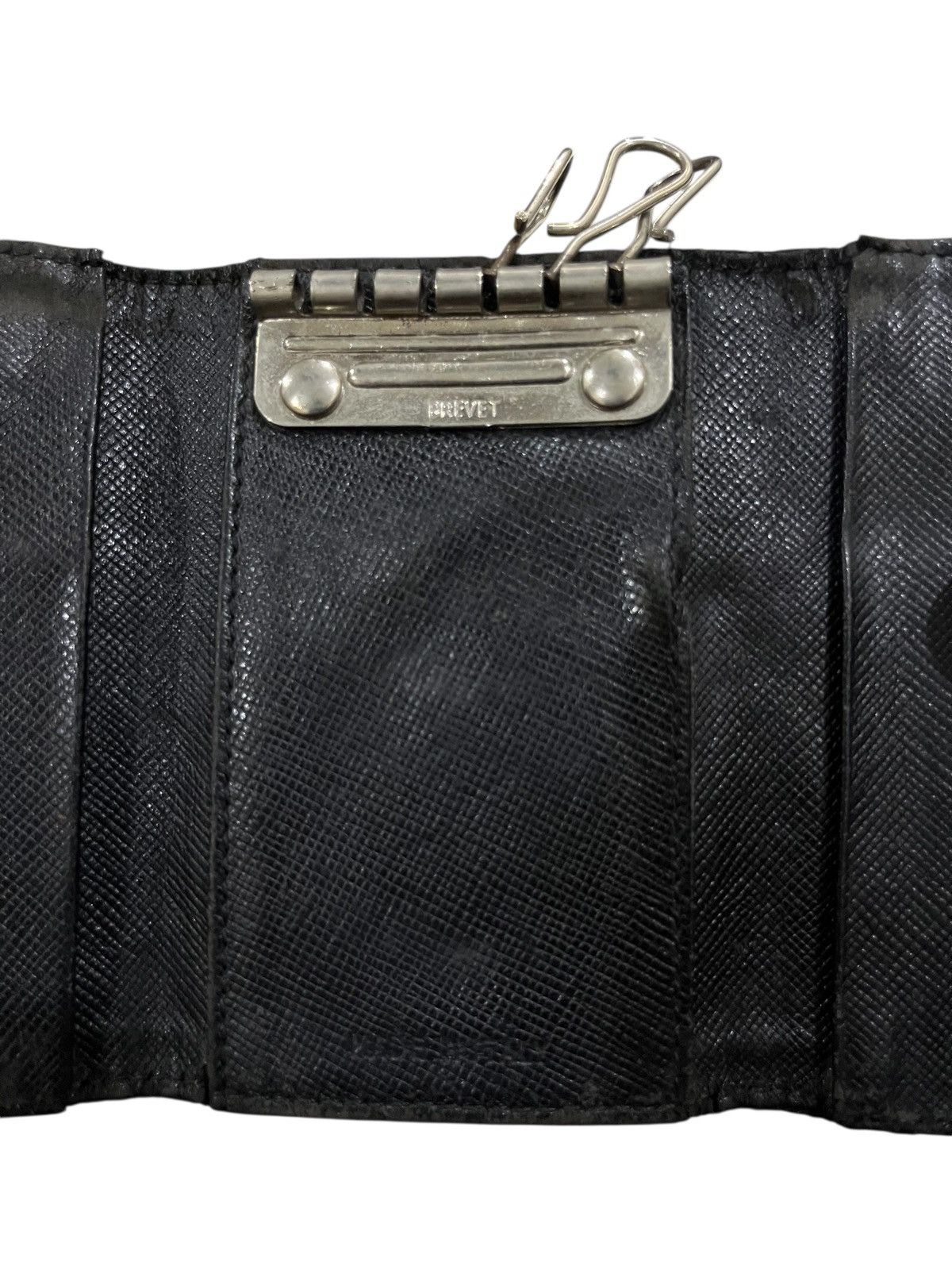 Prada PRADA TESSUTO NYLON KEY CASE HOLDER BLACK Size ONE SIZE - 15 Thumbnail