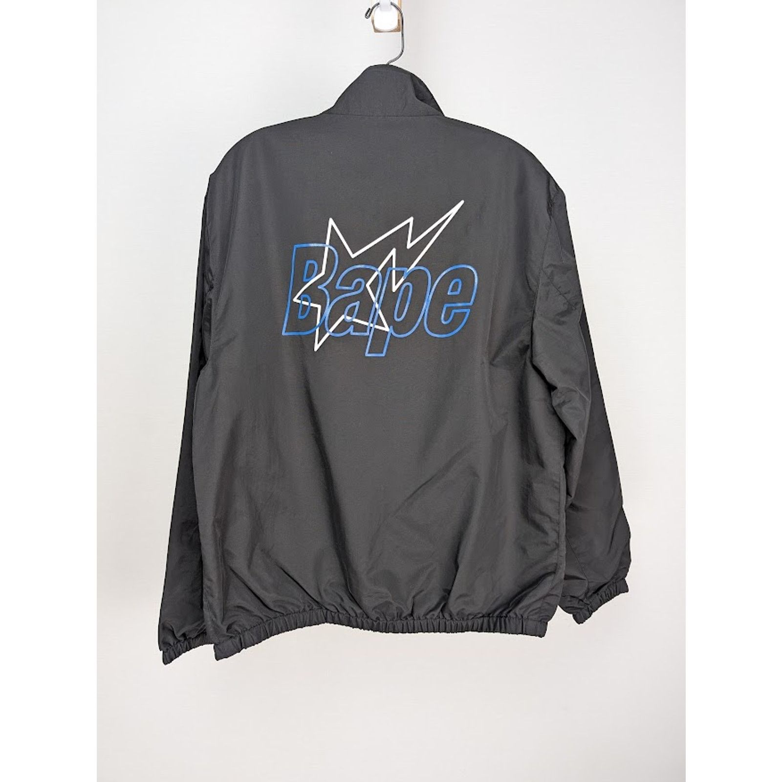 Bape o1rshd1 Logo Windbreaker Jacket in Black Size US L / EU 52-54 / 3 - 13 Thumbnail