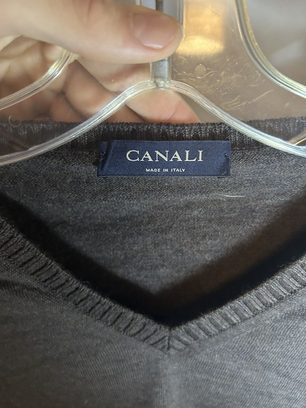 Canali × Designer × Vintage Vintage Canali 100% wool sweater Size US L / EU 52-54 / 3 - 3 Thumbnail