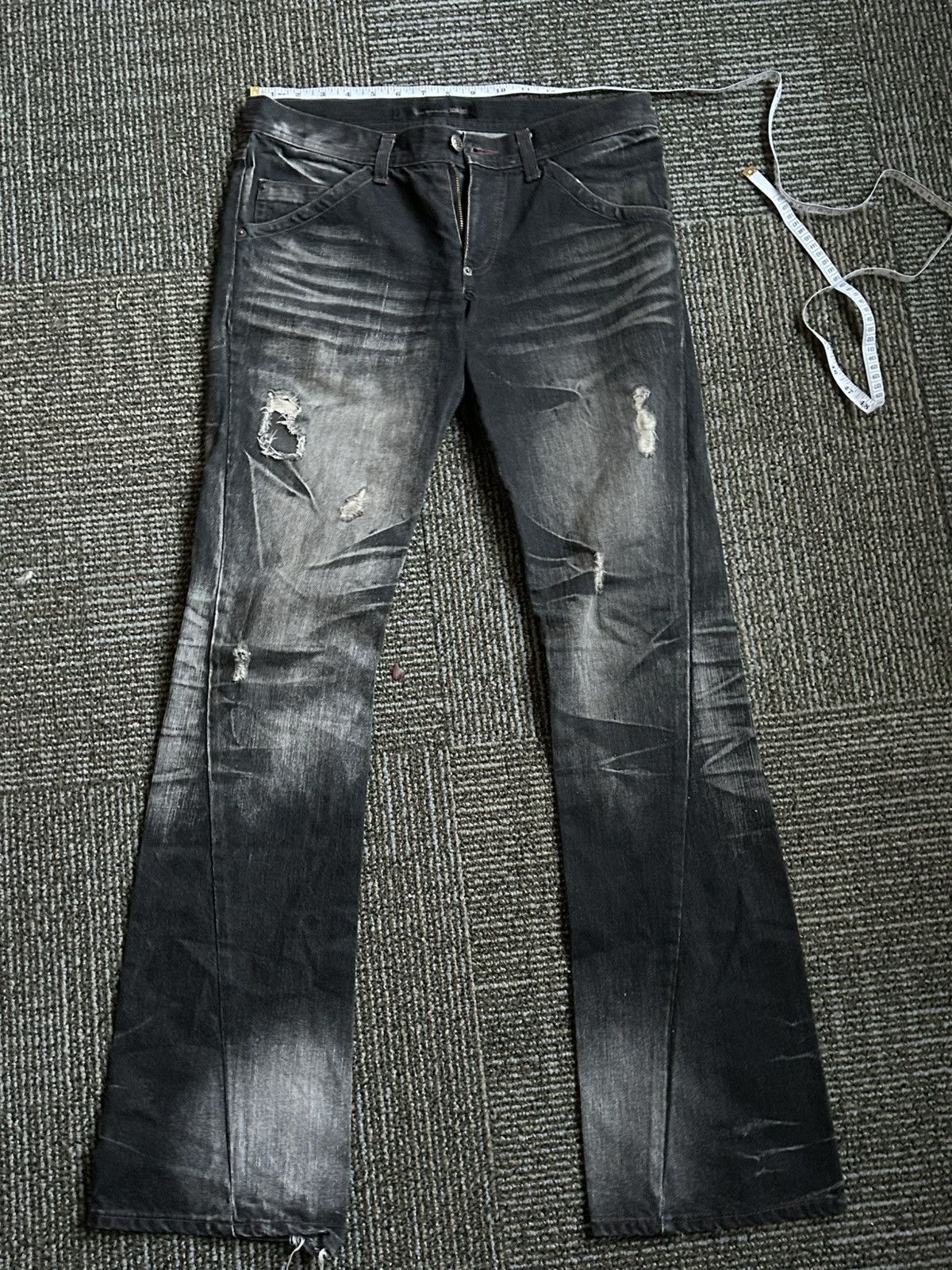 Flared Jeans Schlussel