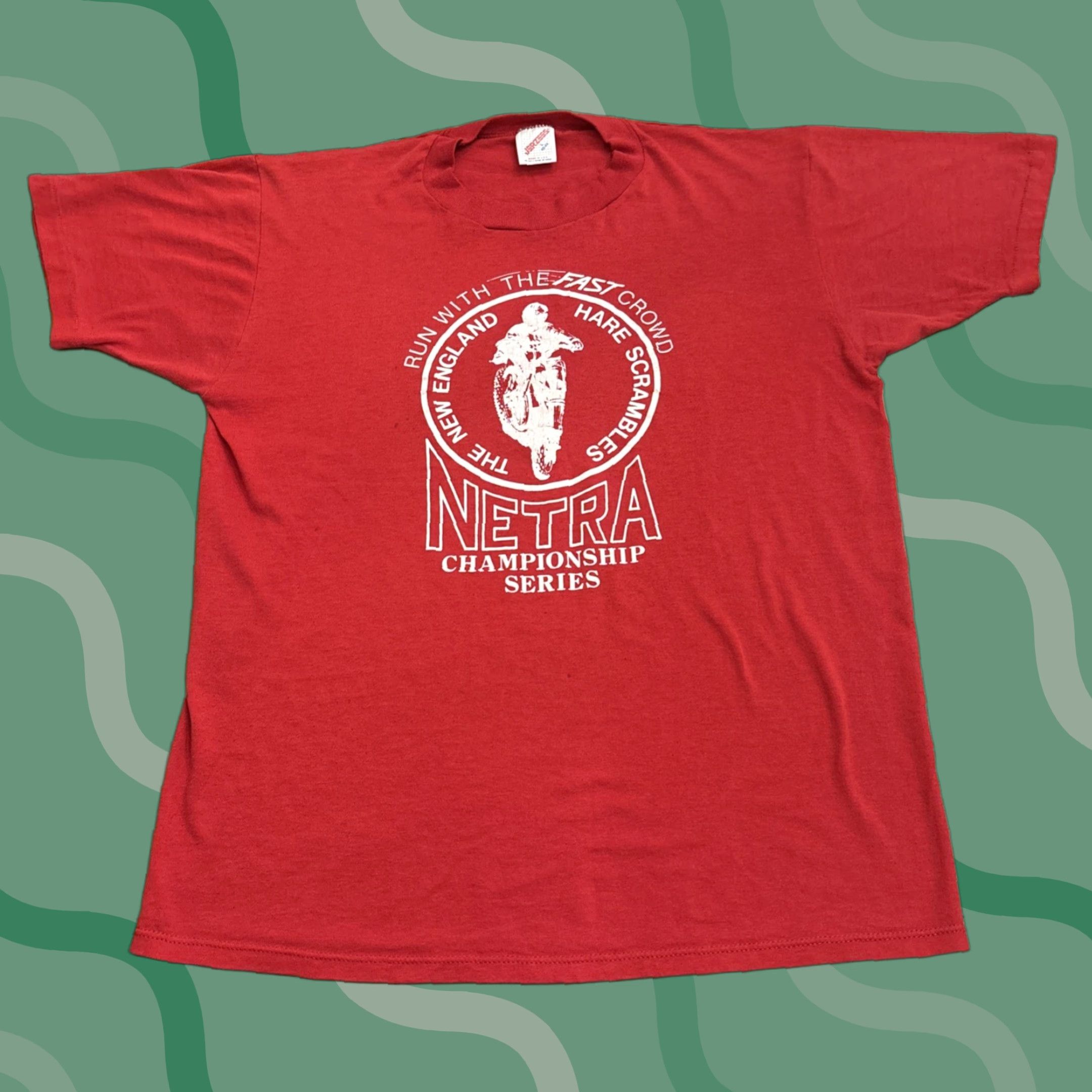 Jerzees VINTAGE NETRA Dirt Bike Championship Series T Shirt Red Size L Size US L / EU 52-54 / 3 - 1 Thumbnail