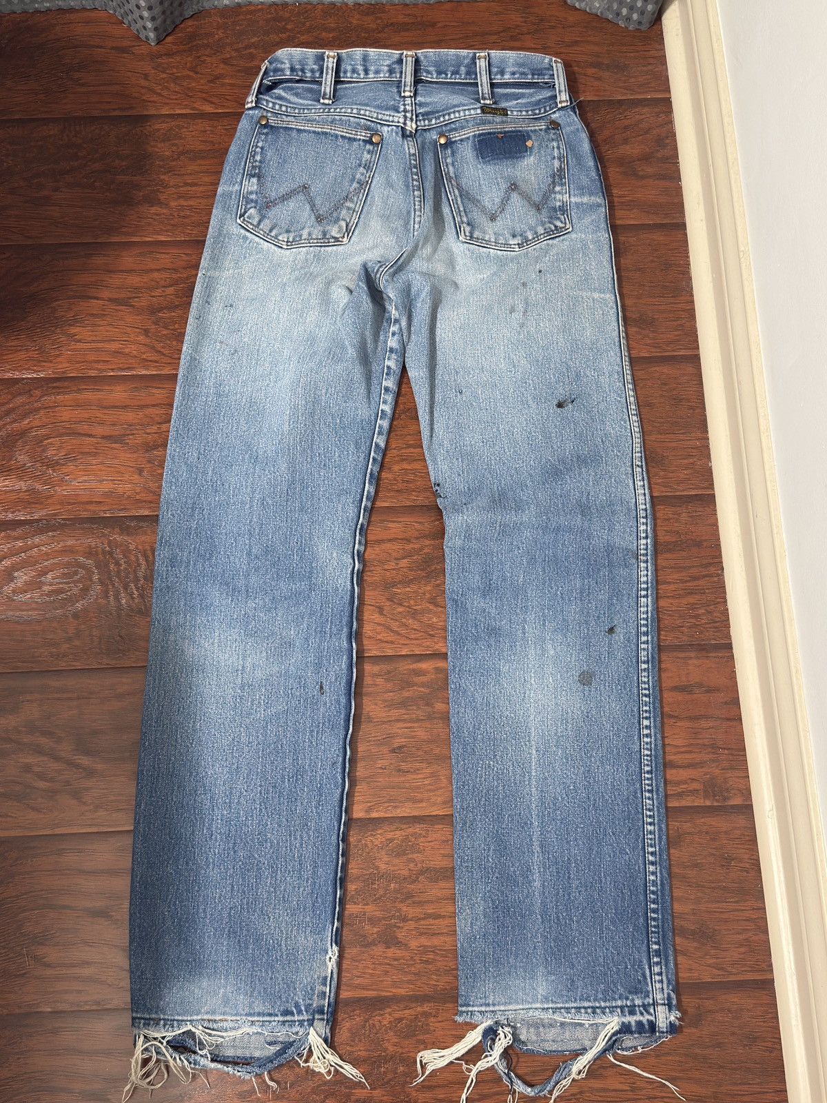 Wrangler Vintage paint splatter denim Size US 29 - 2 Thumbnail