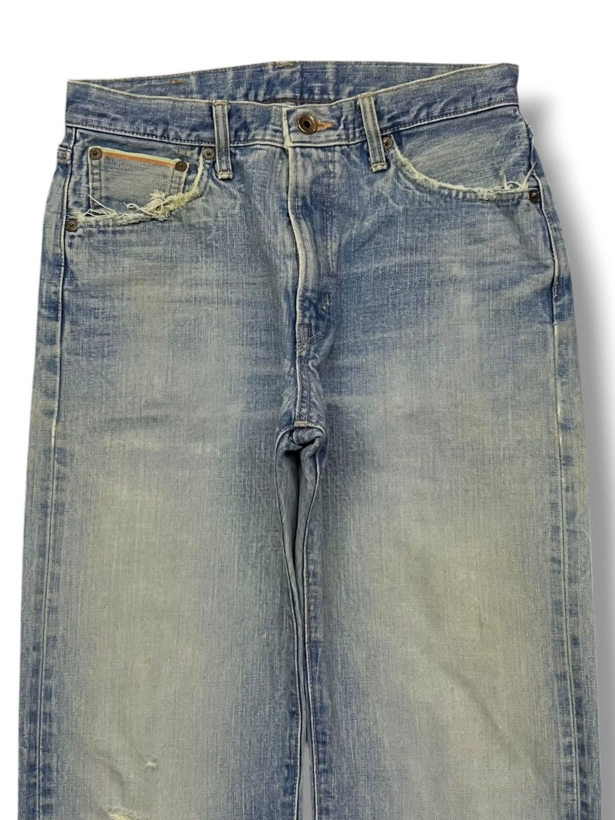 Edwin Vintage Edwin 505s Selvedge Denim Japan - Distressed Denim Size US 28 / EU 44 - 4 Thumbnail
