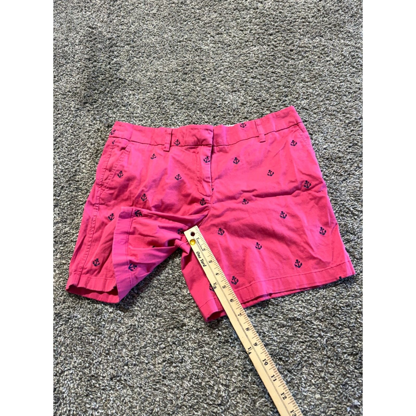Vintage Cambridge Women’s Shorts Size 8 Pink Anchor Cotton Blend Ocean Chino - 2039 Size 30" / US 8 / IT 44 - 5 Thumbnail