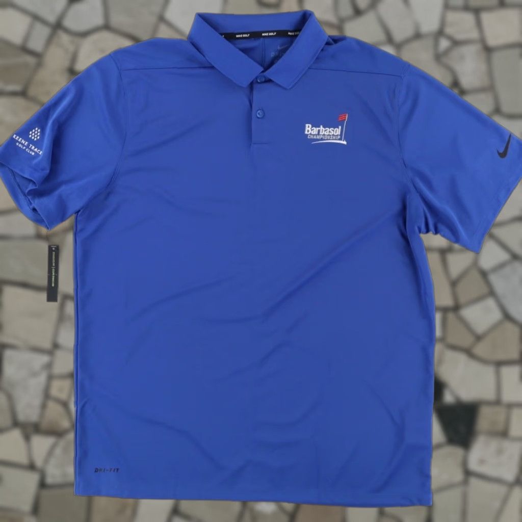 Nike Nike Barbasol Championship Polo Shirt Blue Men's XL Shirt Size US XL / EU 56 / 4 - 1 Thumbnail