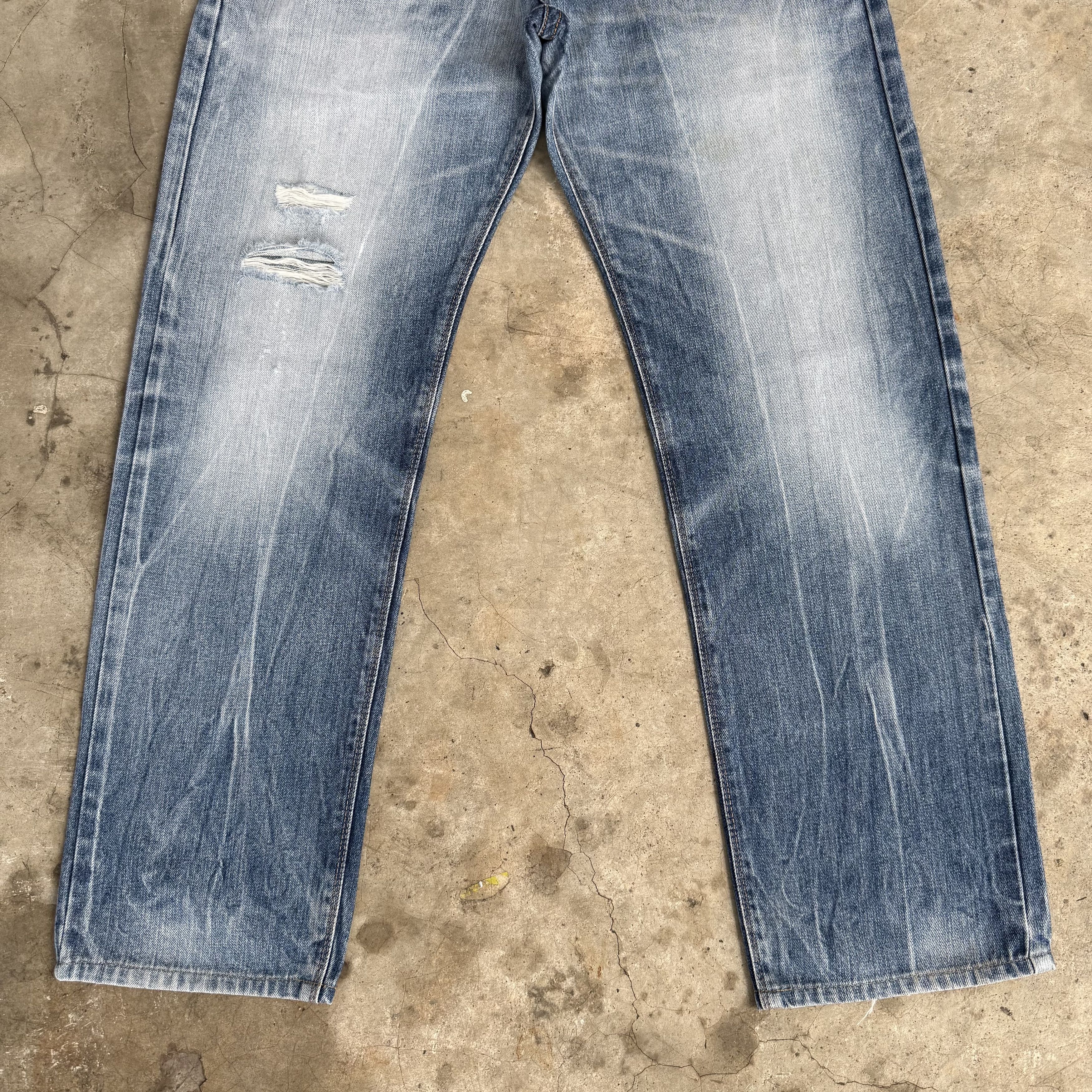 Edwin W36 Vintage Edwin Faded Mud wash Denim Jean Pants Size US 36 / EU 52 - 3 Thumbnail