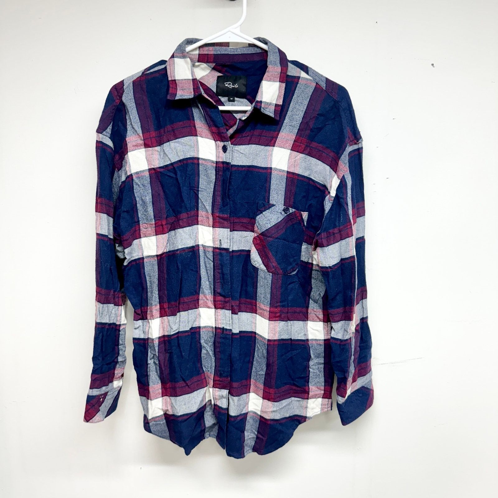 Rails Rails Jackson Button Down Flannel Shirt Catalina Plaid Top M Size M / US 6-8 / IT 42-44 - 1 Thumbnail