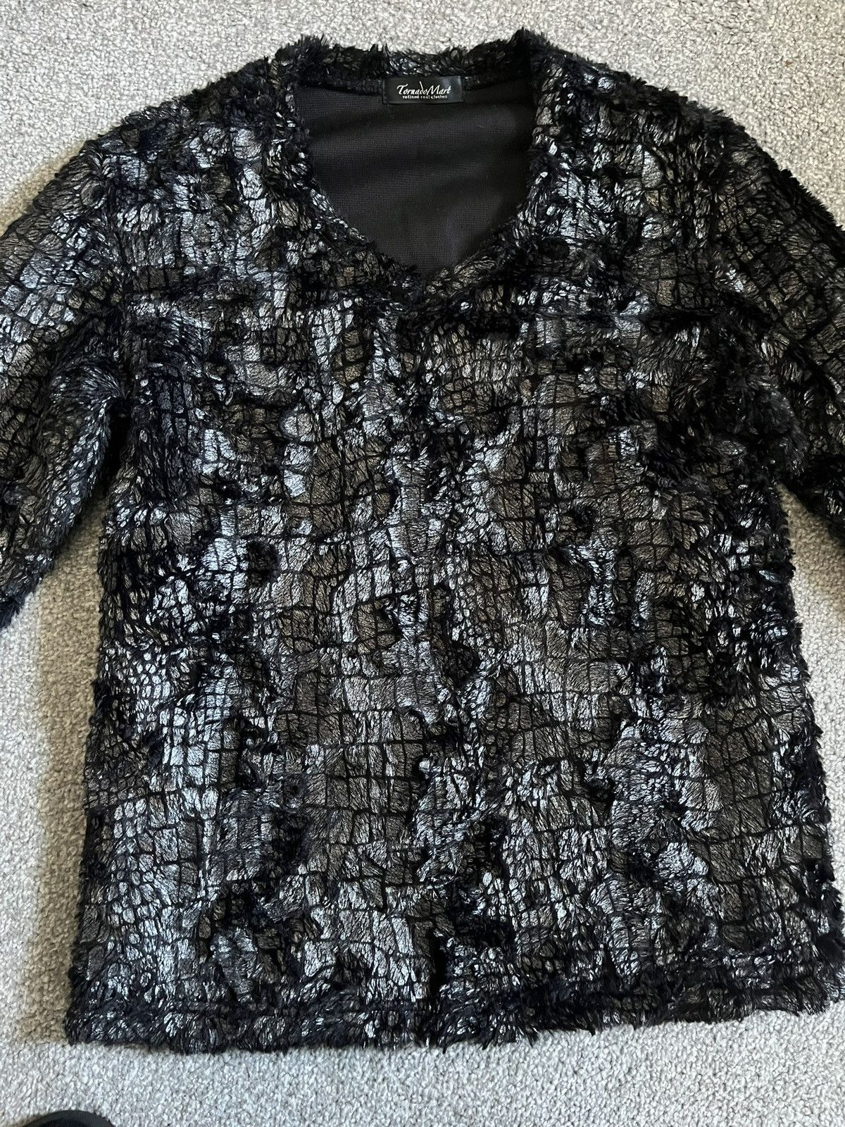 Tornado Mart Tornado Mart Shiny fur crocodile sweater Size US M / EU 48-50 / 2 - 2 Thumbnail